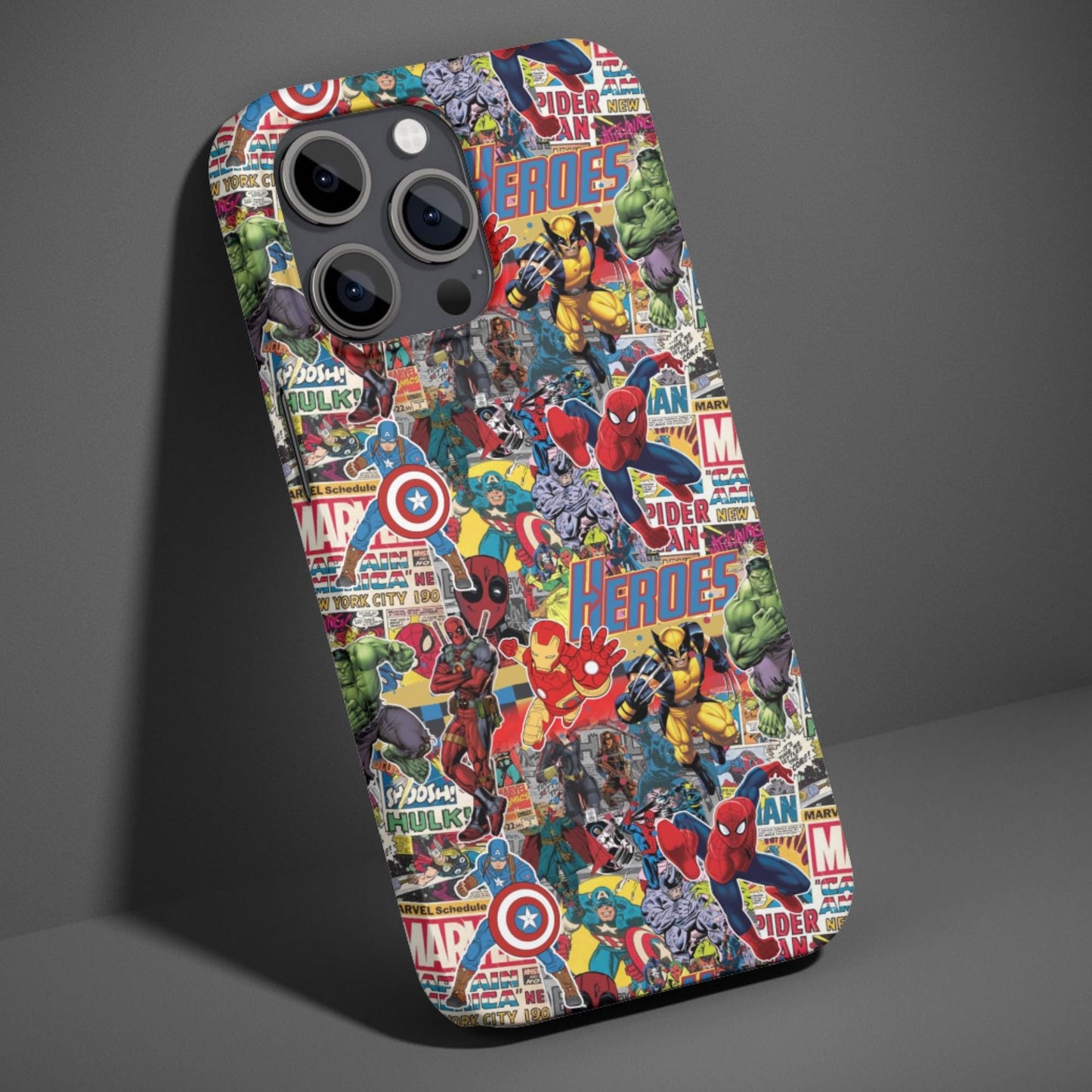Avengers Superhero Collage Phone Case