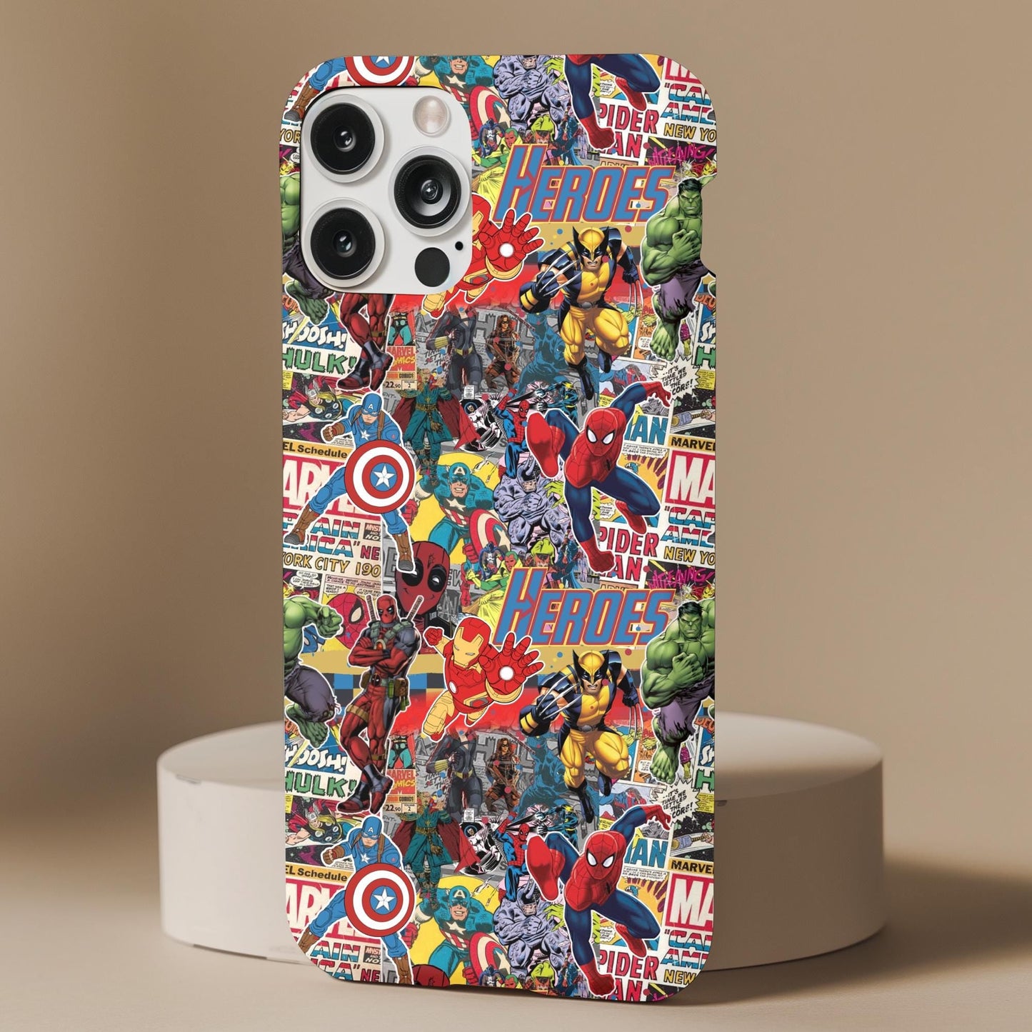 Avengers Superhero Collage Phone Case