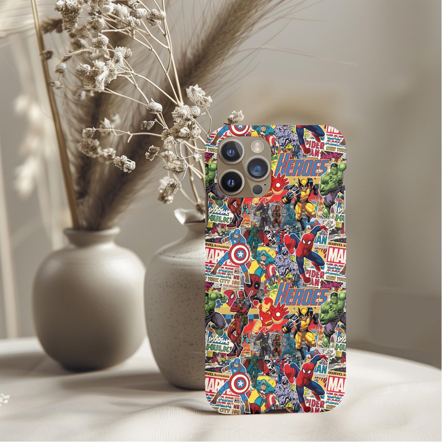 Avengers Superhero Collage Phone Case