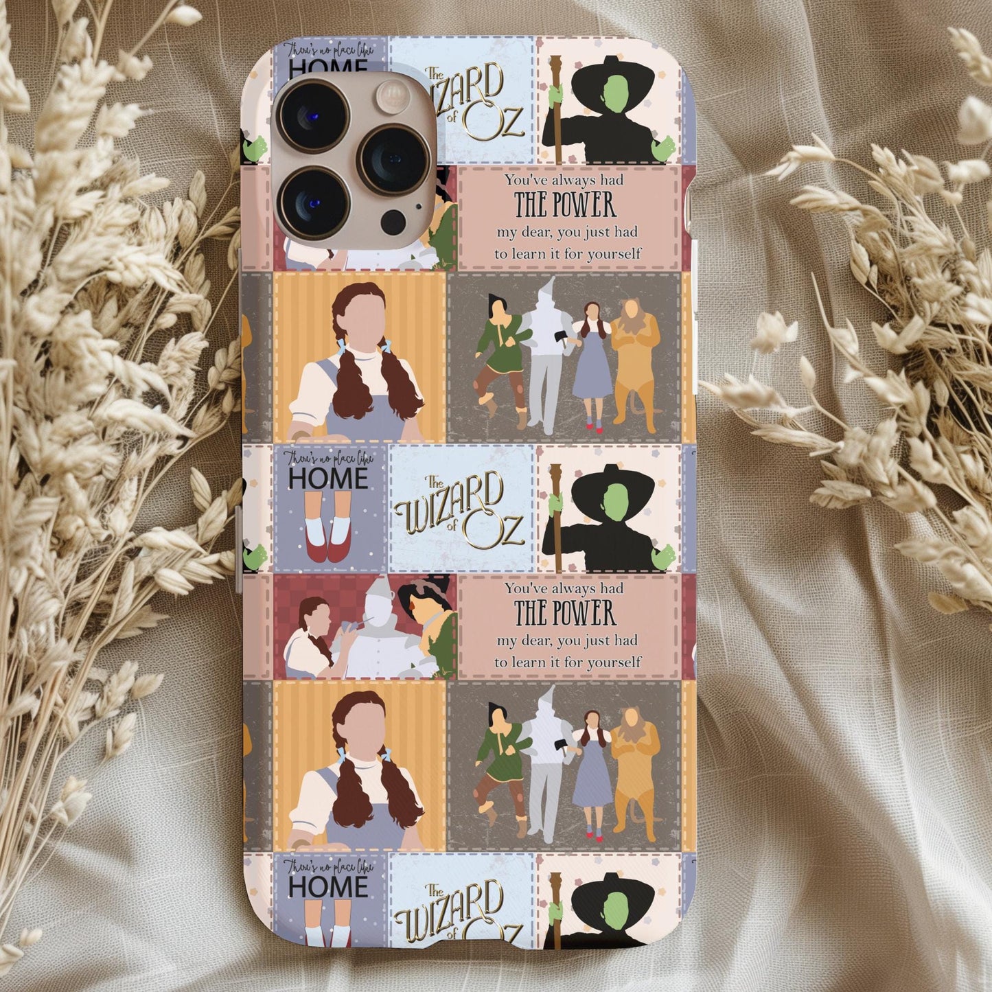 Wizard of Oz Patchwork Phone Case