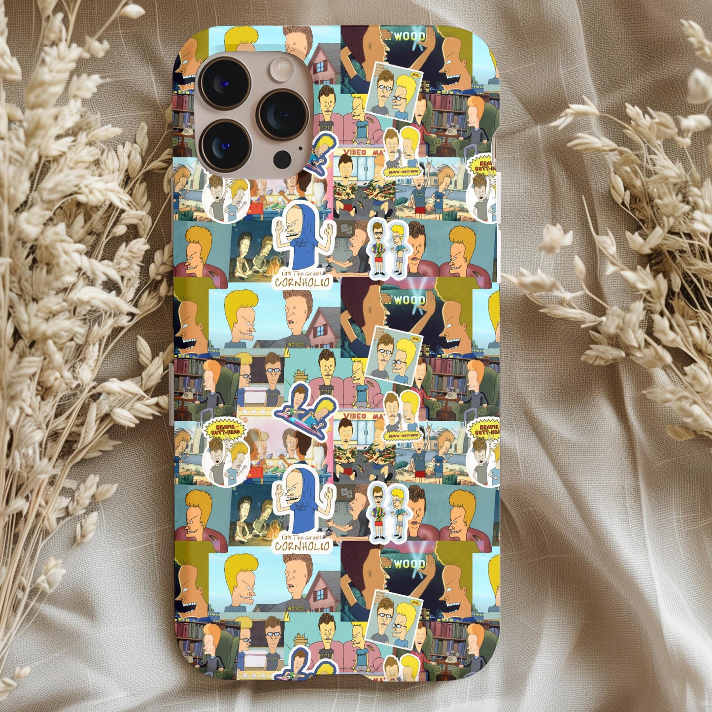 Beavis and Butthead Collage Phone Case