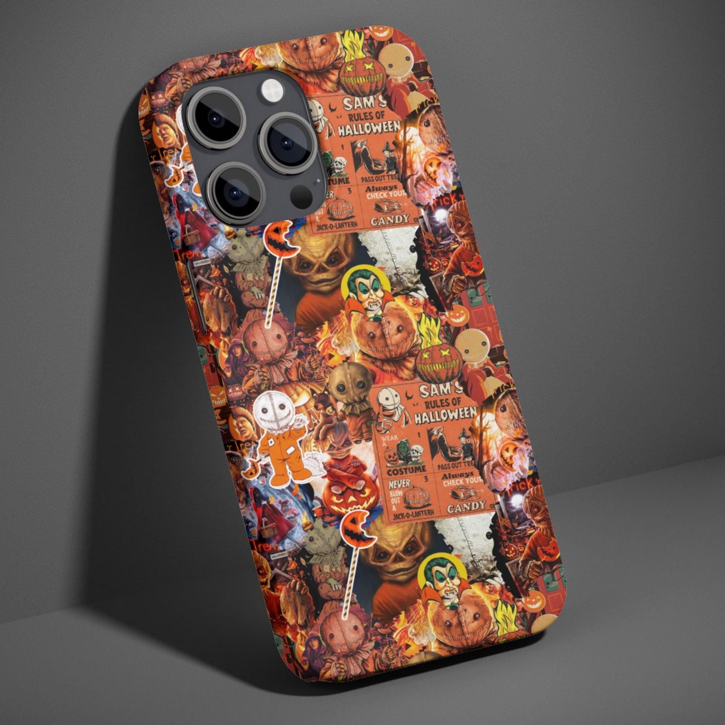 Trick r Treat Sam Collage Phone Case