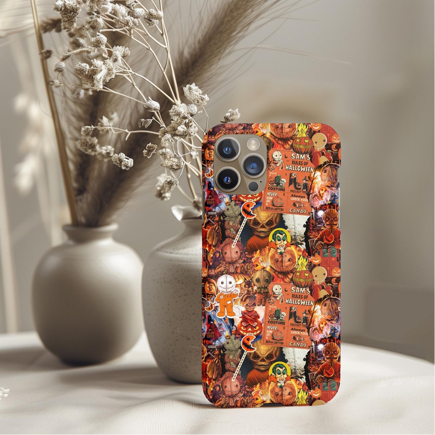 Trick r Treat Sam Collage Phone Case