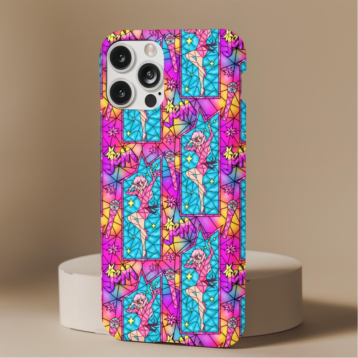 Nostalgic Jem Stained Glass Phone Case