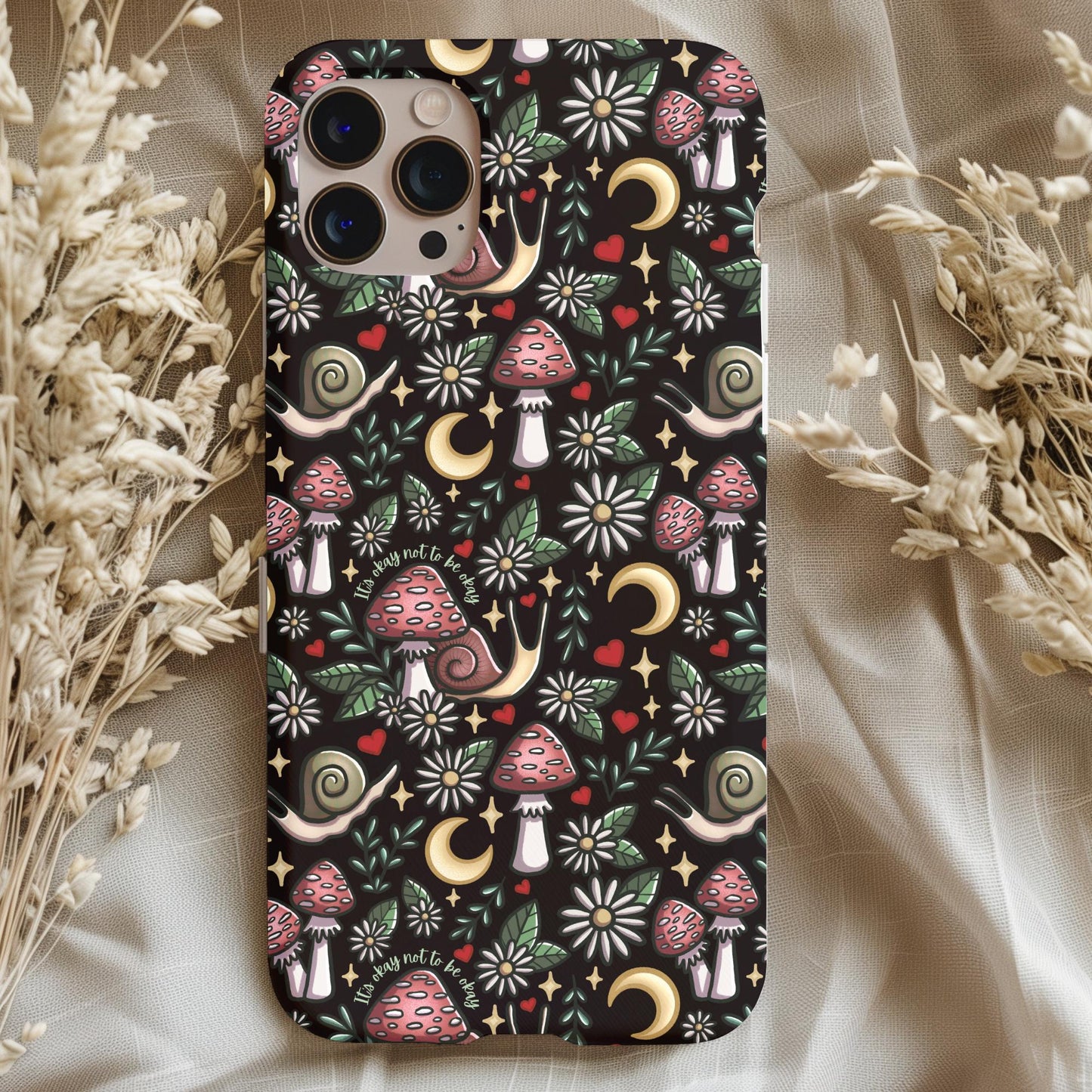 Cottagecore It's OK To Not Be OK Phone Case