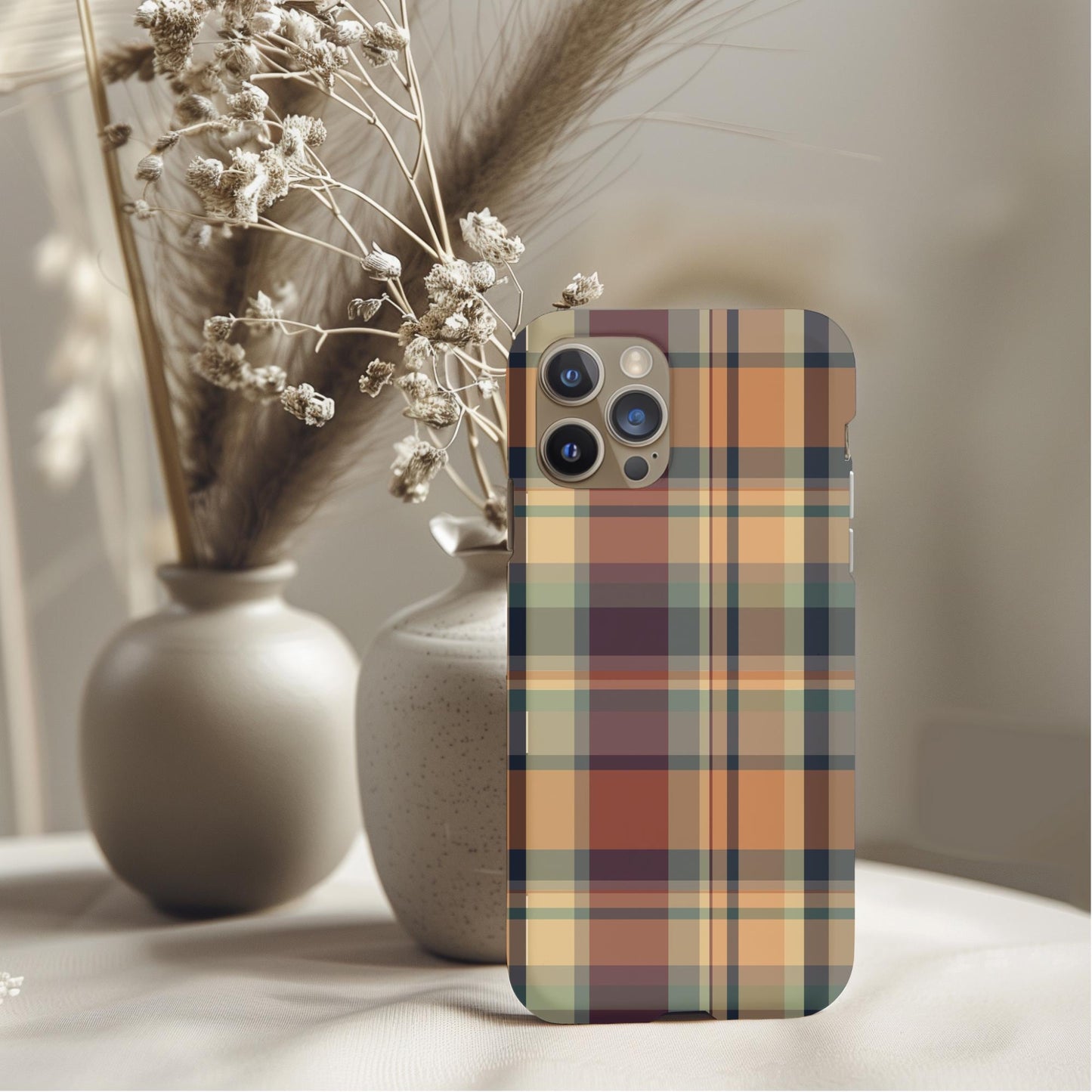 Autumn Fall Plaid Phone Case