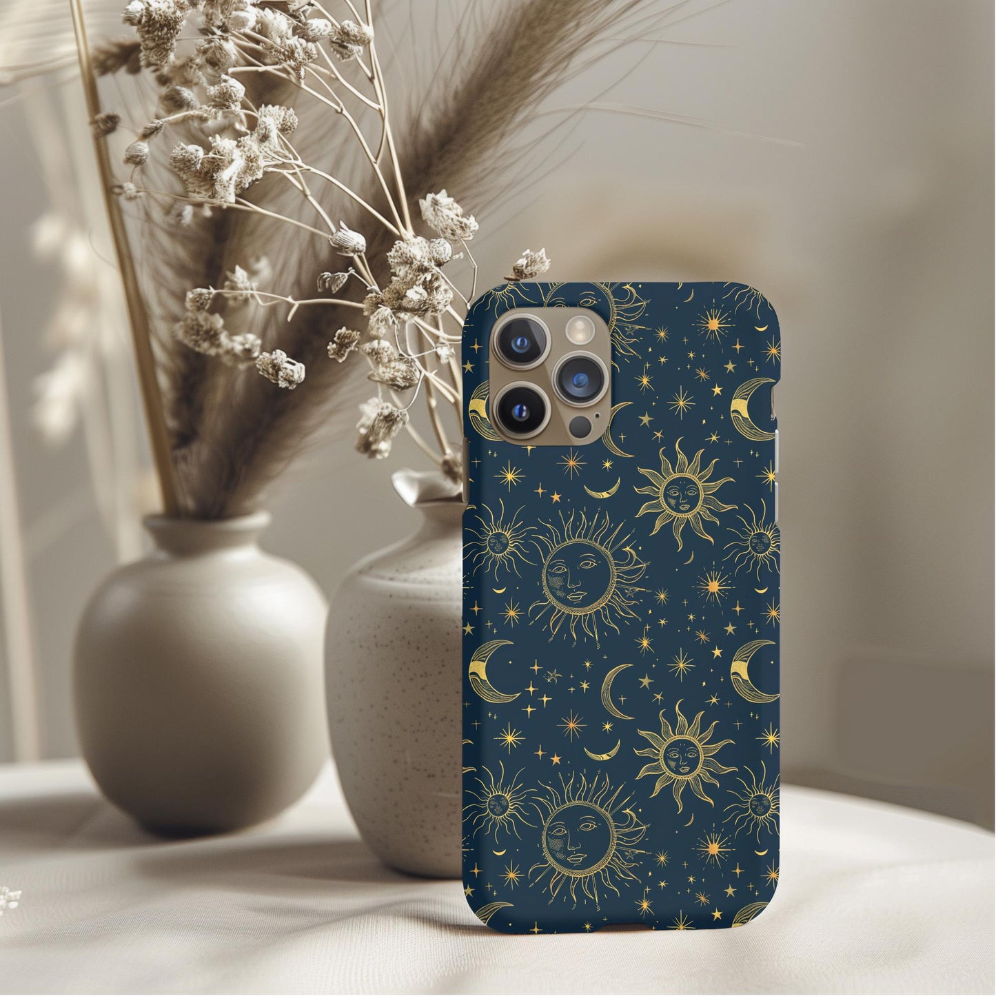 Celestial Sun Moon Stars Phone Case