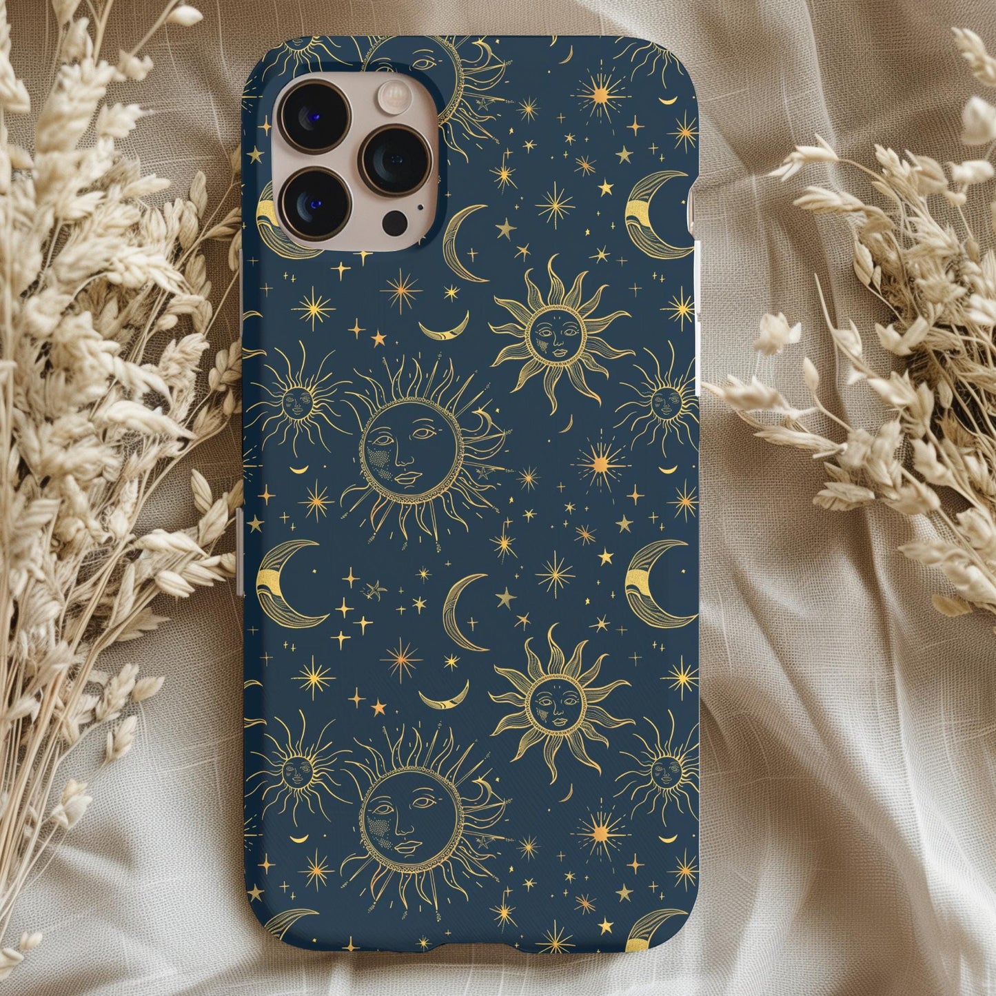 Celestial Sun Moon Stars Phone Case