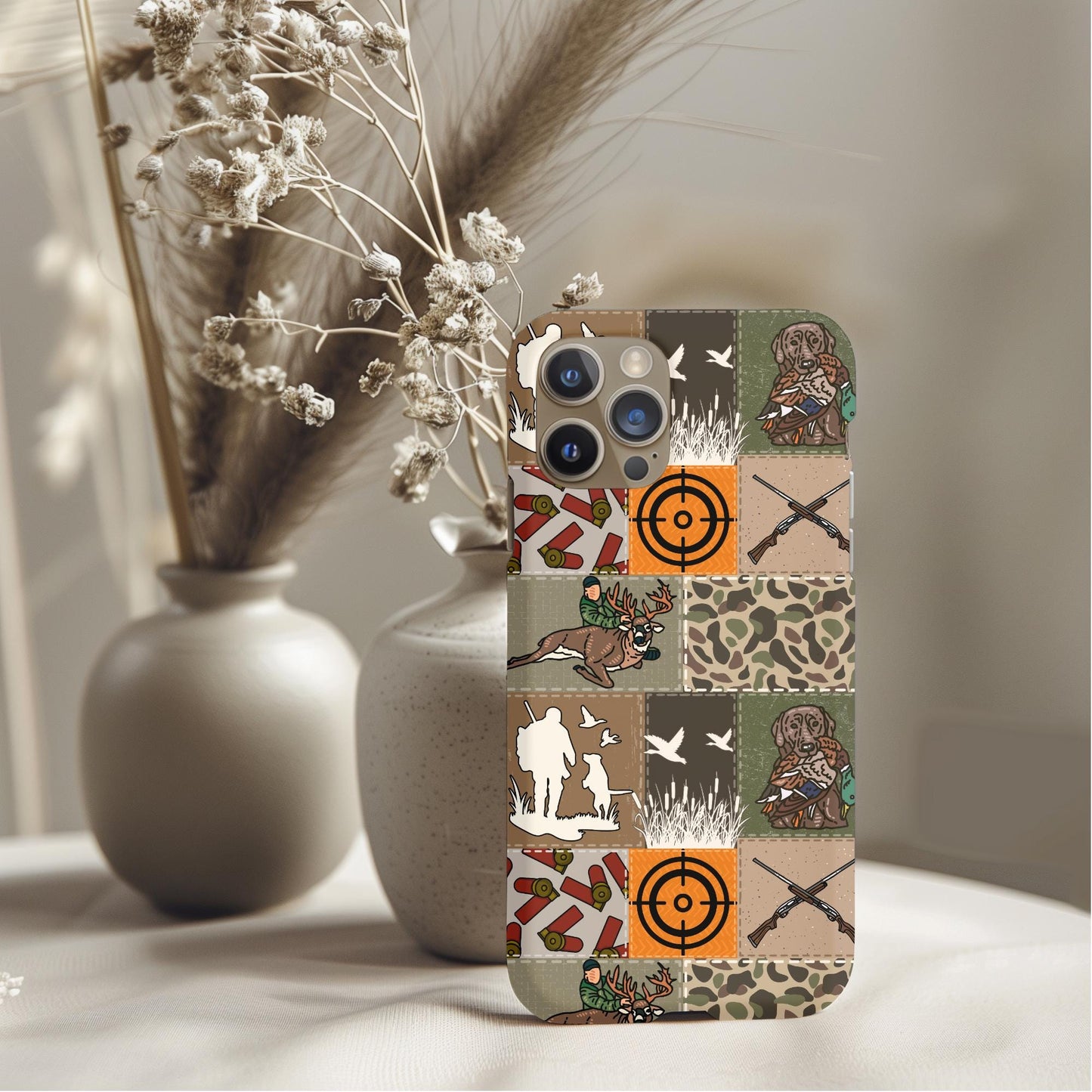 Hunting Season Patchwork Phone Case