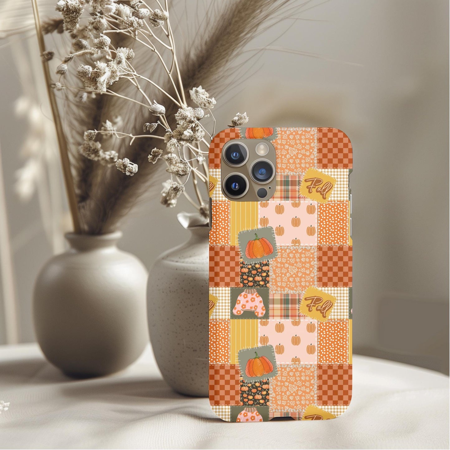 Autumn Fall Patchwork Phone Case