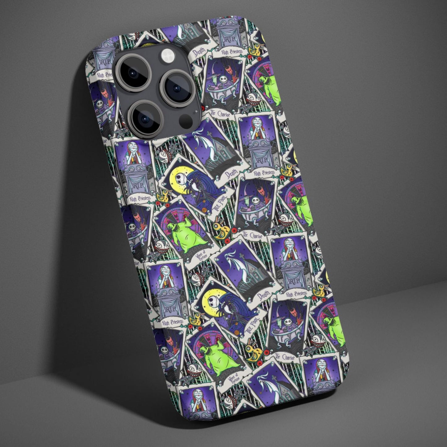 Nightmare Before Tarot Card Phone Case