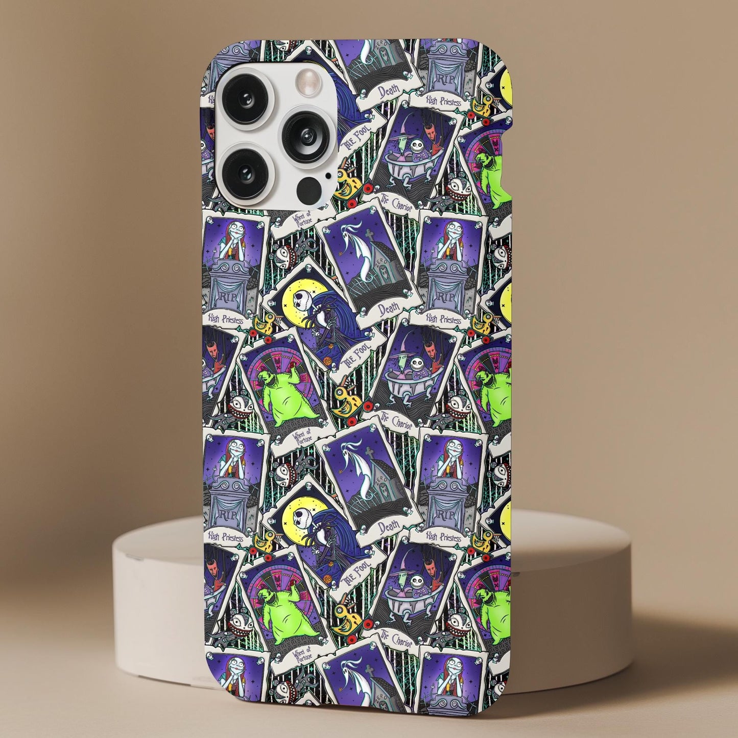 Nightmare Before Tarot Card Phone Case
