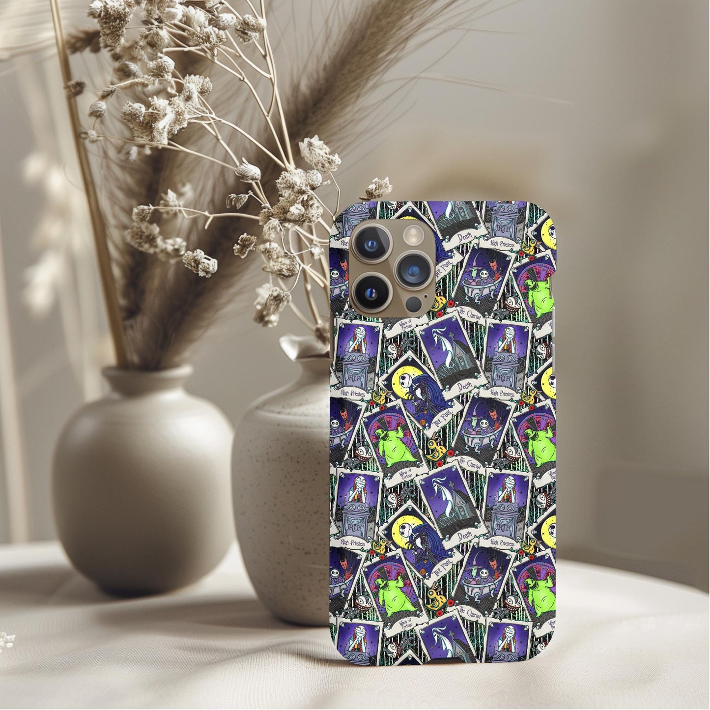 Nightmare Before Tarot Card Phone Case