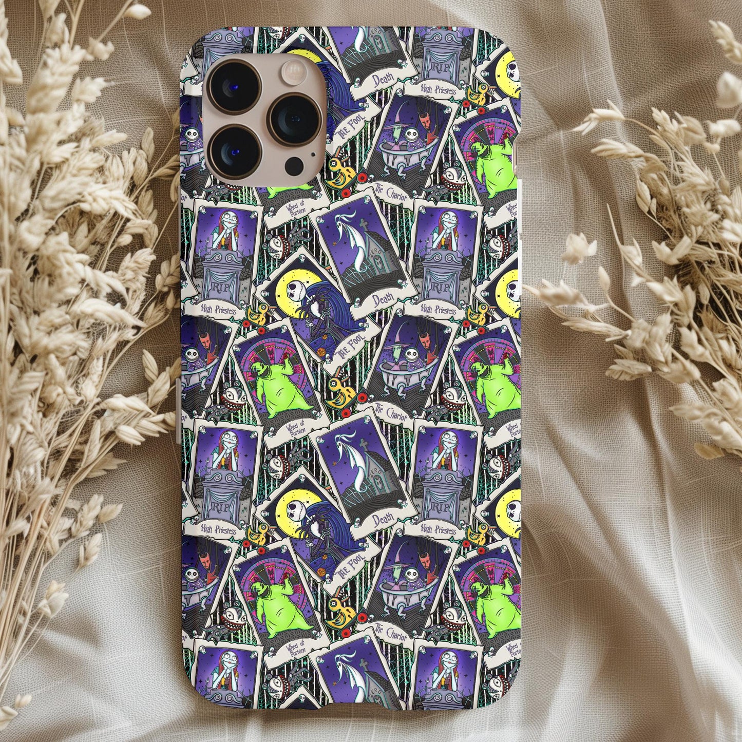 Nightmare Before Tarot Card Phone Case