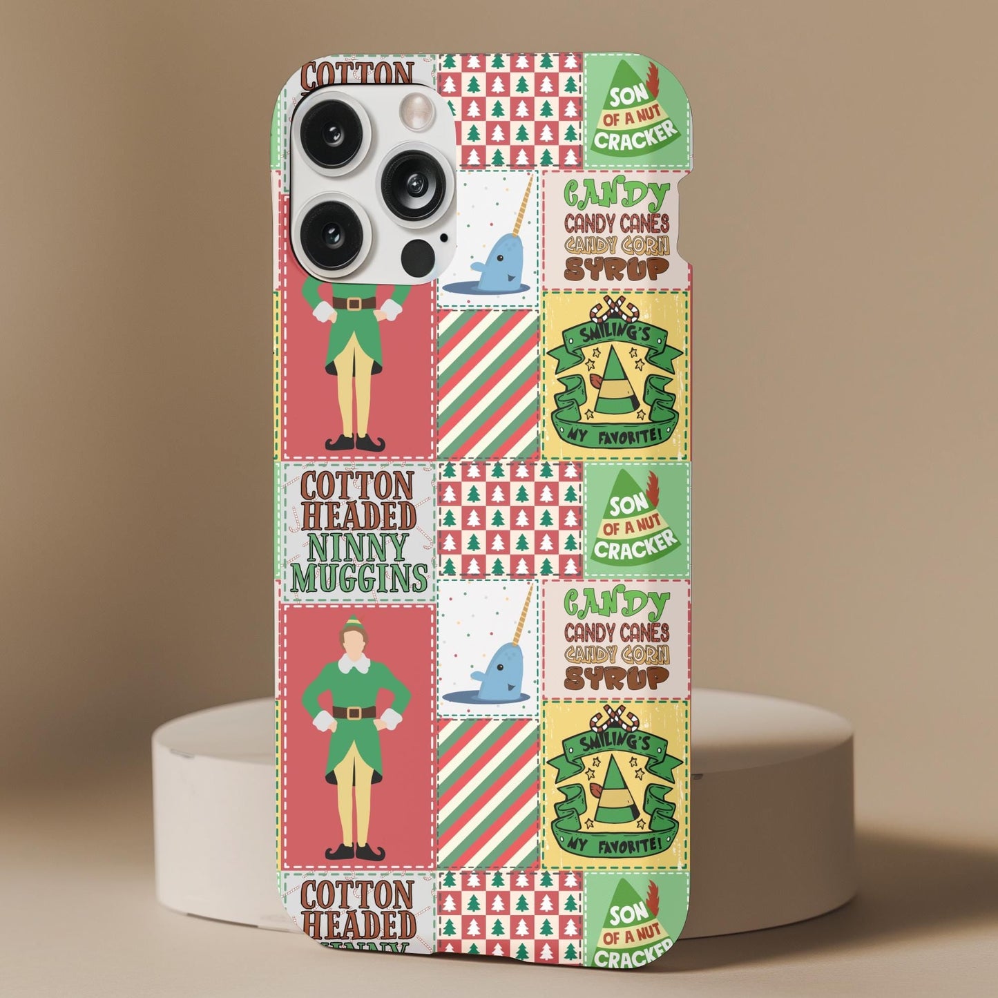 Christmas Elf Patchwork Phone Case