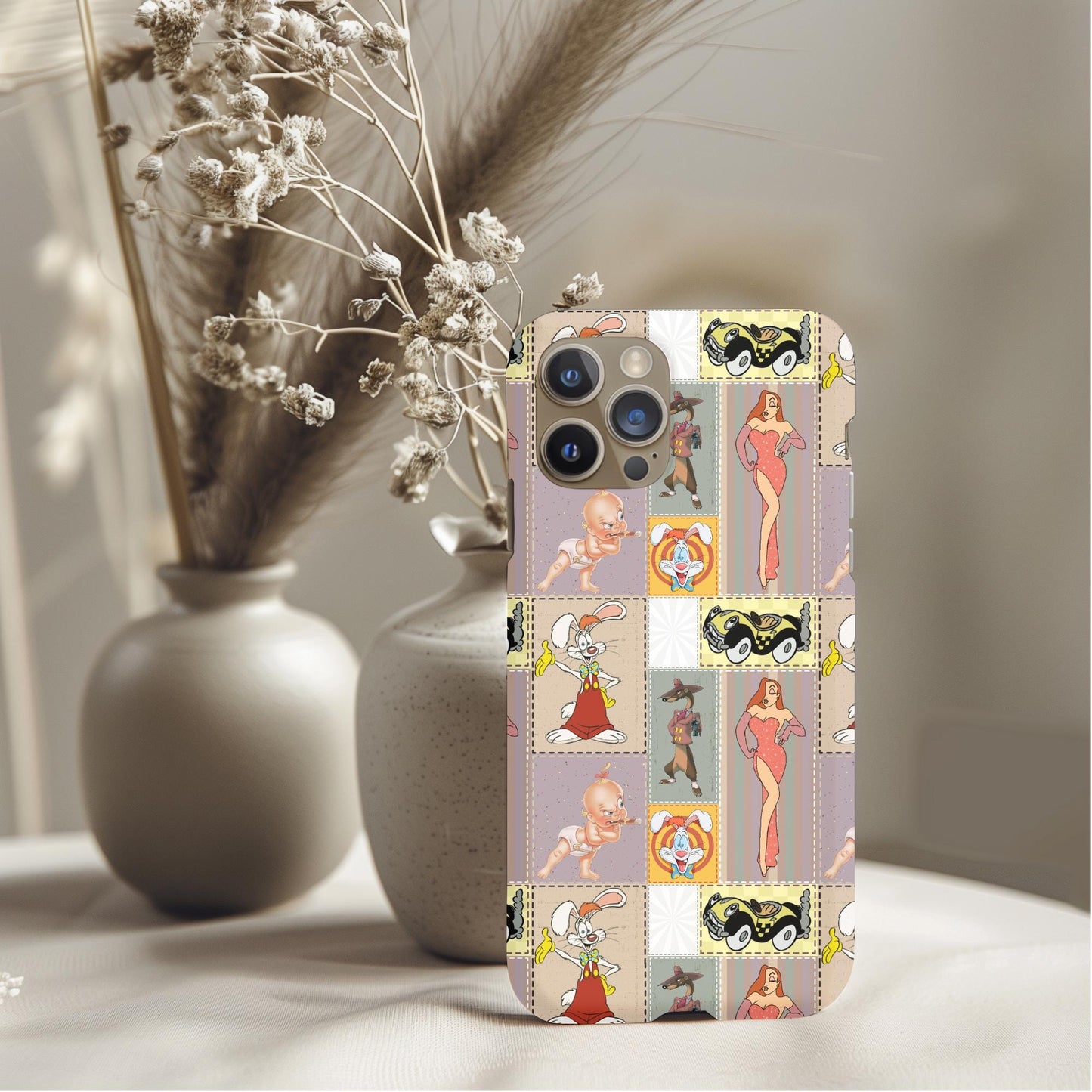 Roger Rabbit Patchwork Phone Case