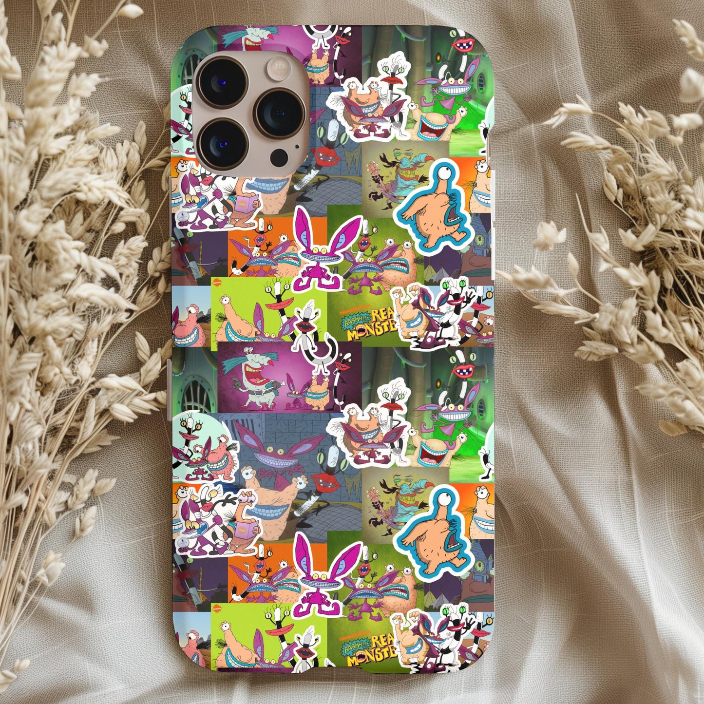 Ahh Real Monsters Collage Phone Case