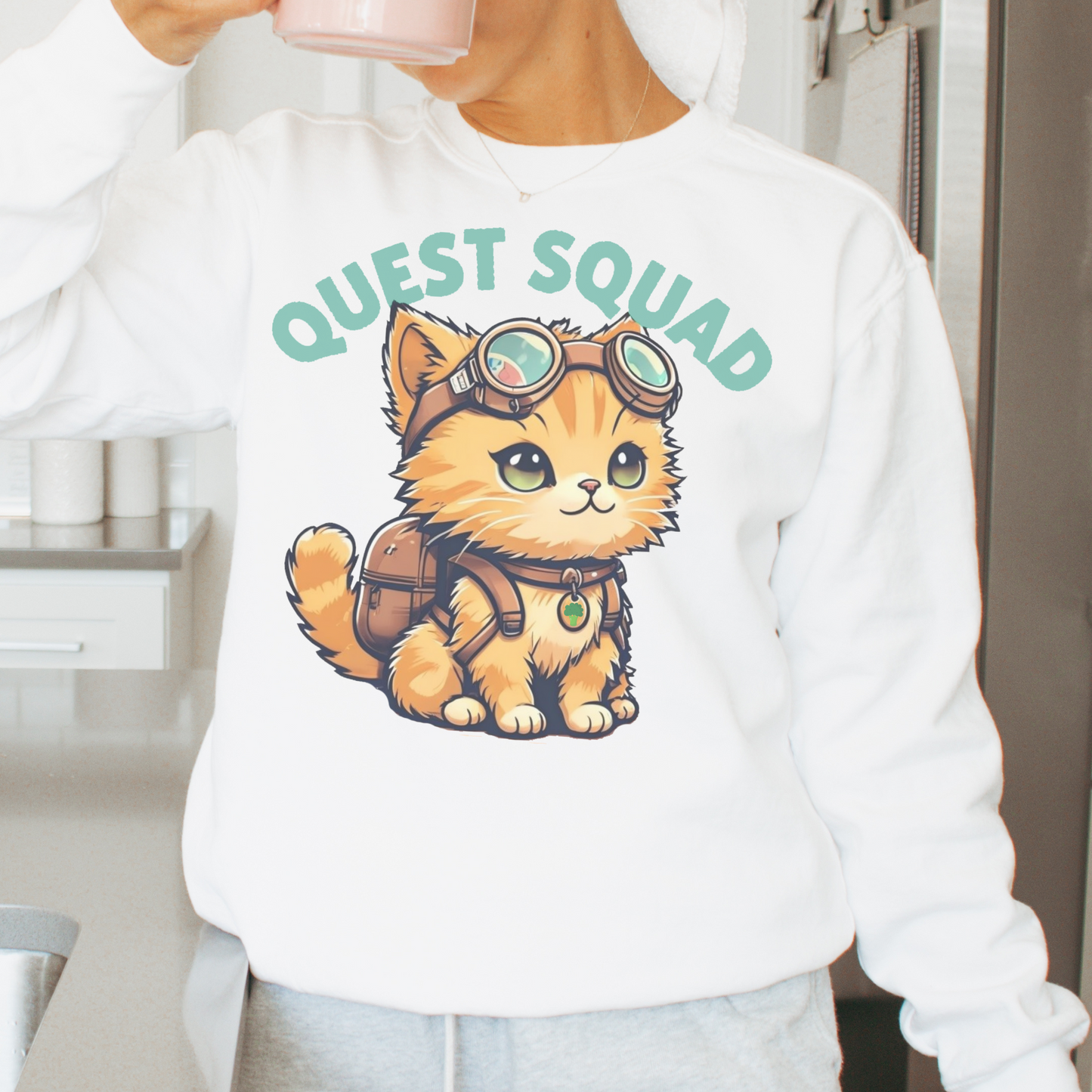 Fourth Wing Broccoli Quest Squad Comfort Colors® Shirt Sweatshirt