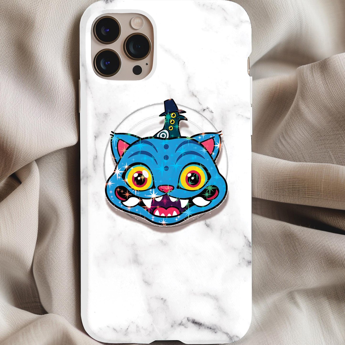 K-pop Demon Hunter Derpy & Sussie Holographic Magnetic Kindle Phone Grip