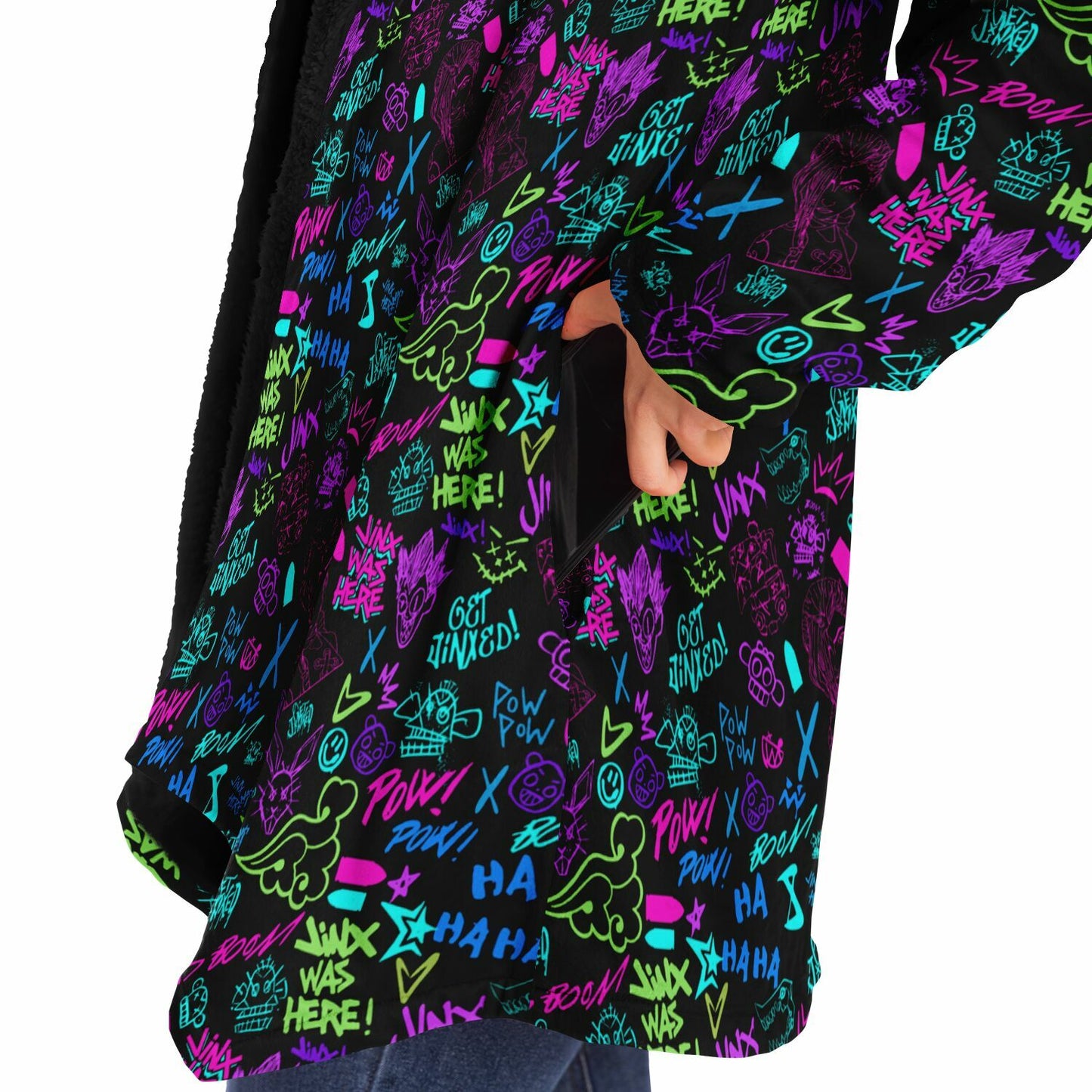 Arcane Jinx Fleece Lined Hooded Cloak