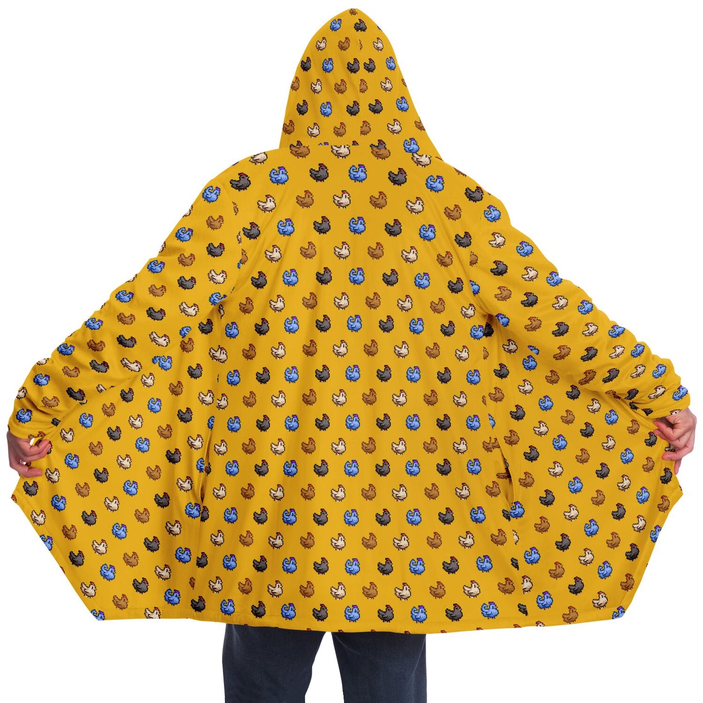 Stardew Valley Chicks Fleece Lined Hooded Cloak