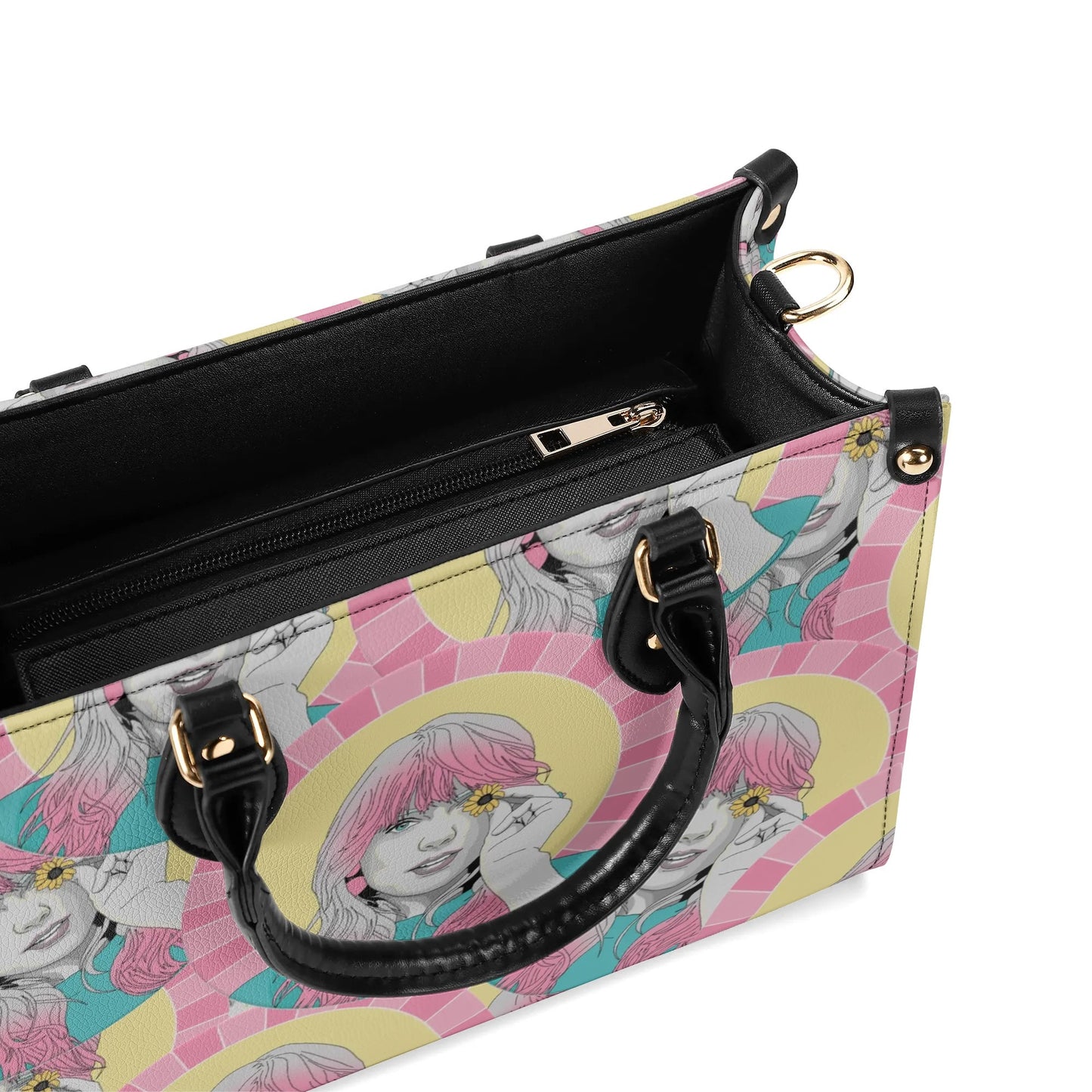 TSwift Pop Art Luxury Women Leather Handbag