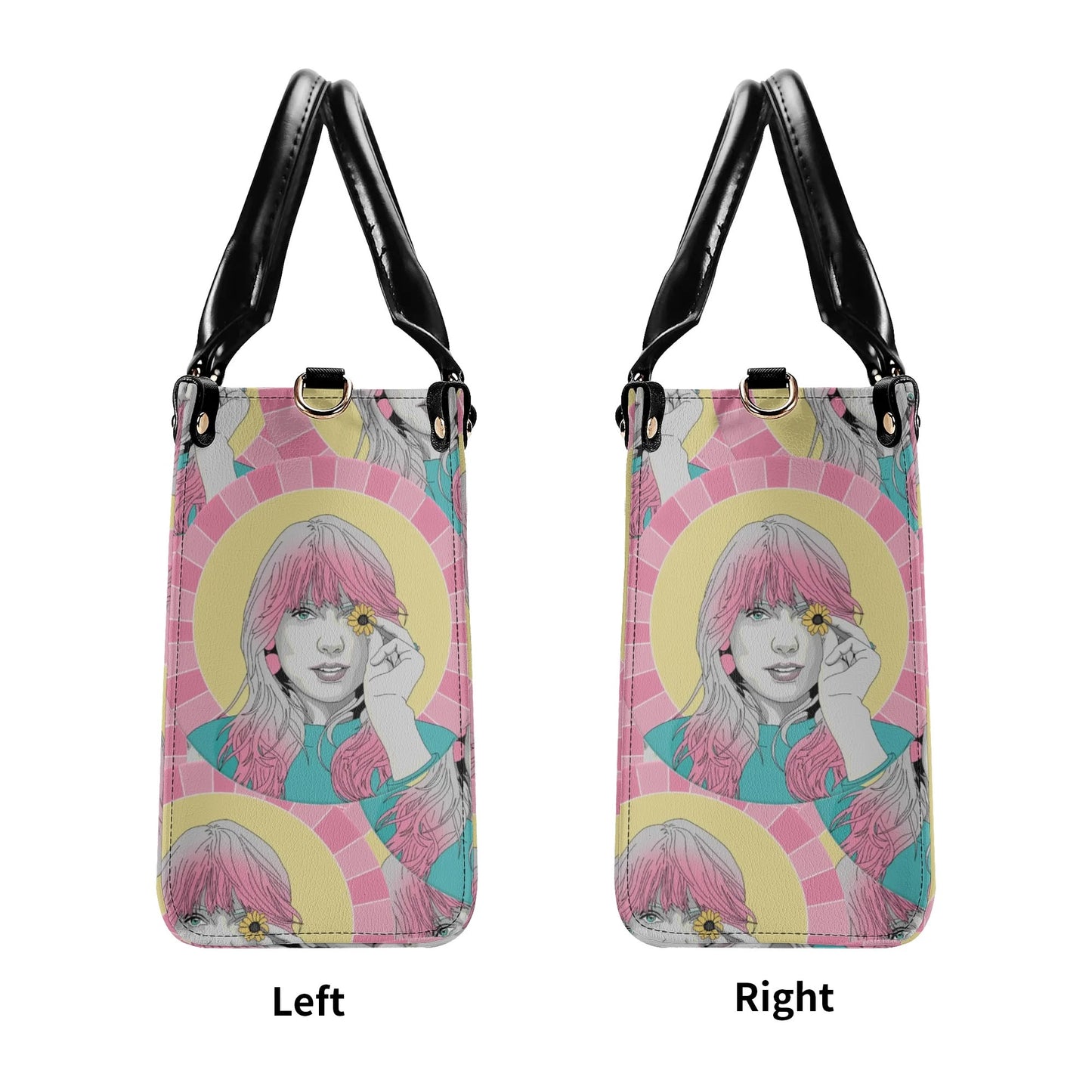 TSwift Pop Art Luxury Women Leather Handbag