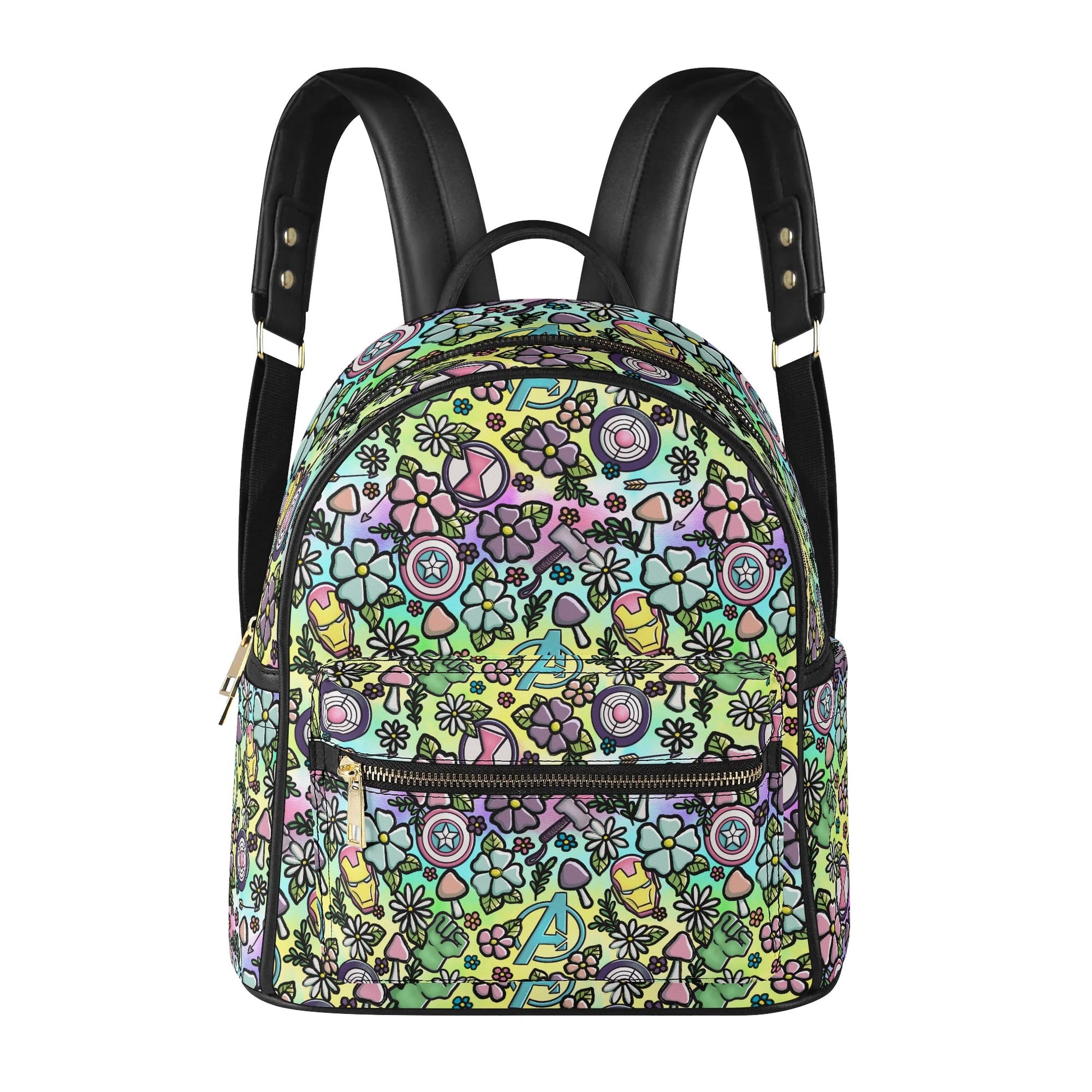 Pastel Avengers Superhero Cottagecore Mini Leather Backpack – Seemingly Obsessed