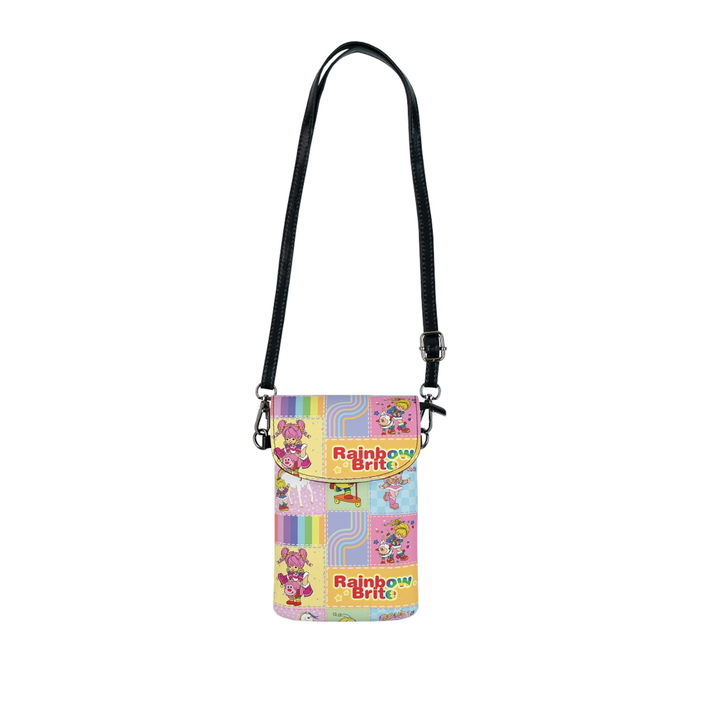 Rainbow Brite Patchwork Cell Phone Wallet Bag
