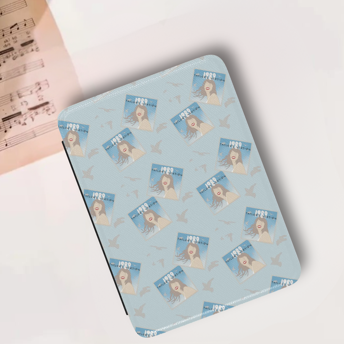 1989 Swiftie Leather Kindle Case with Hand Strap