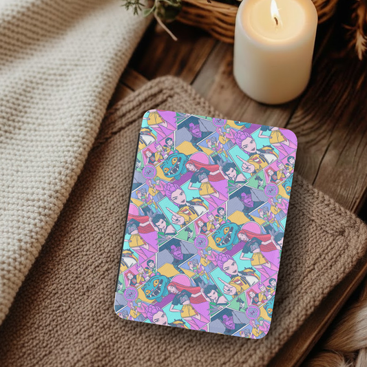 Kpop Demon Hunter Leather Kindle Case with Hand Strap