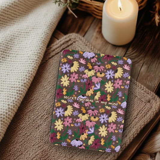 Secret Song Floral Secret Garden Swiftie Leather Kindle Case with Hand Strap