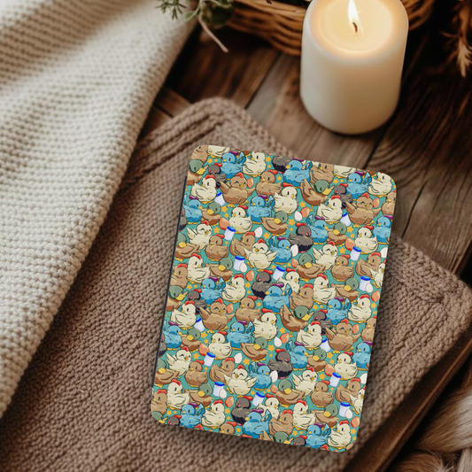 Stardew Valley Chickens Leather Kindle Case with Hand Strap