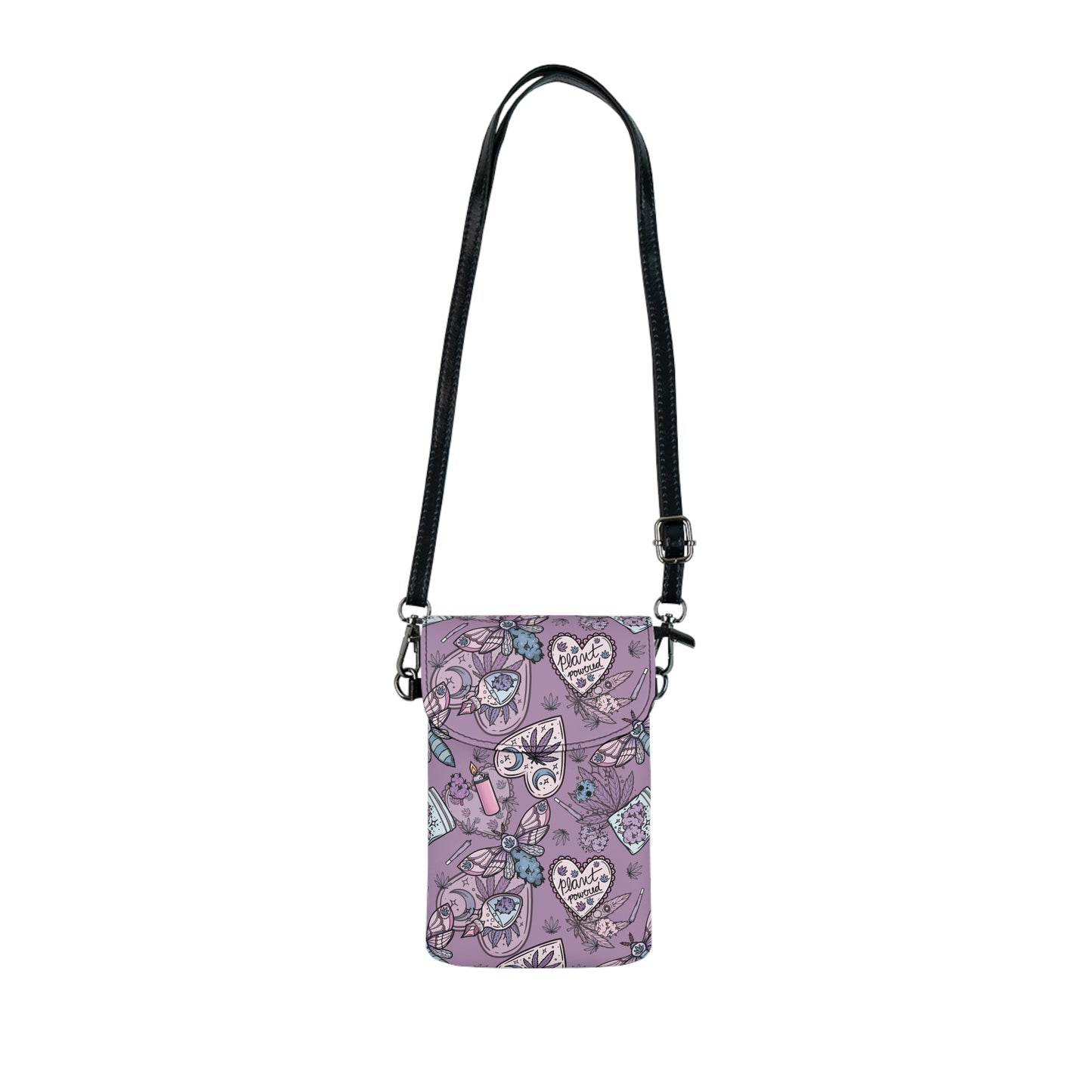 Witchy Plant Powered Cell Phone Wallet Bag