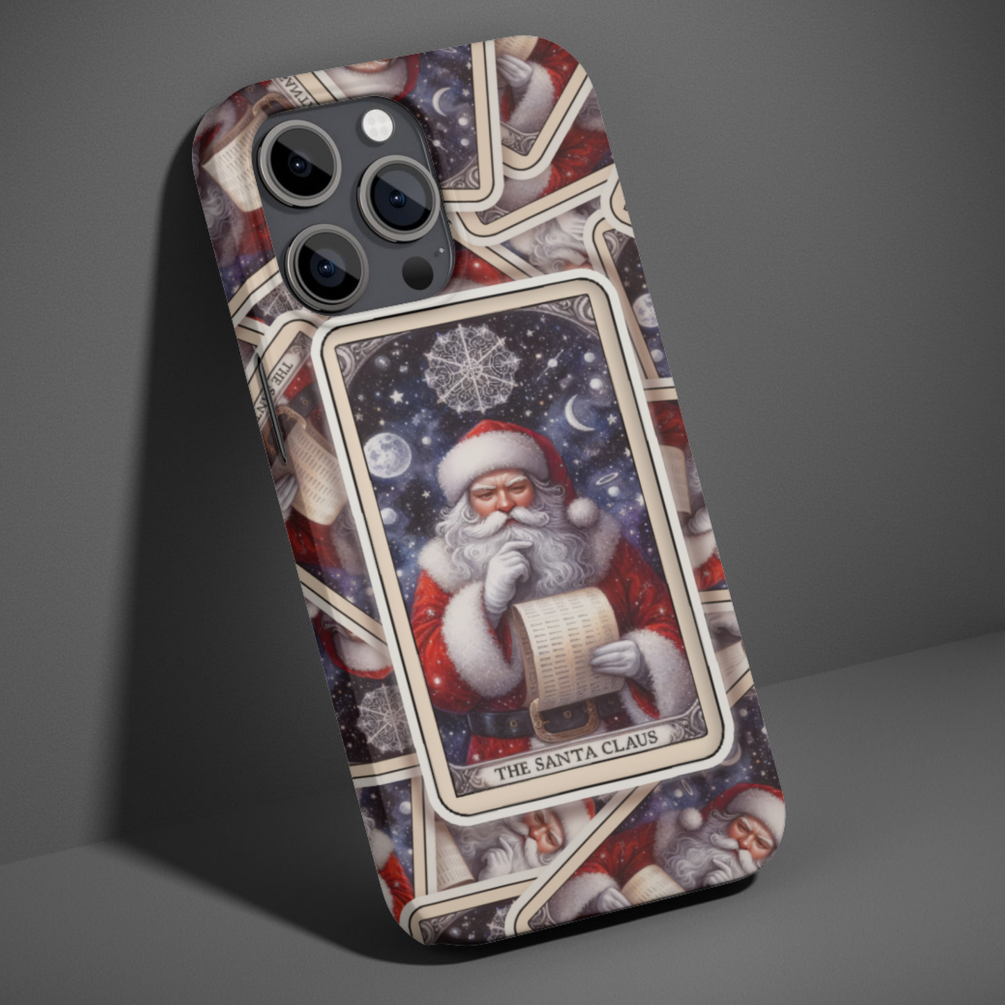 Santa Claus Tarot Card Phone Case