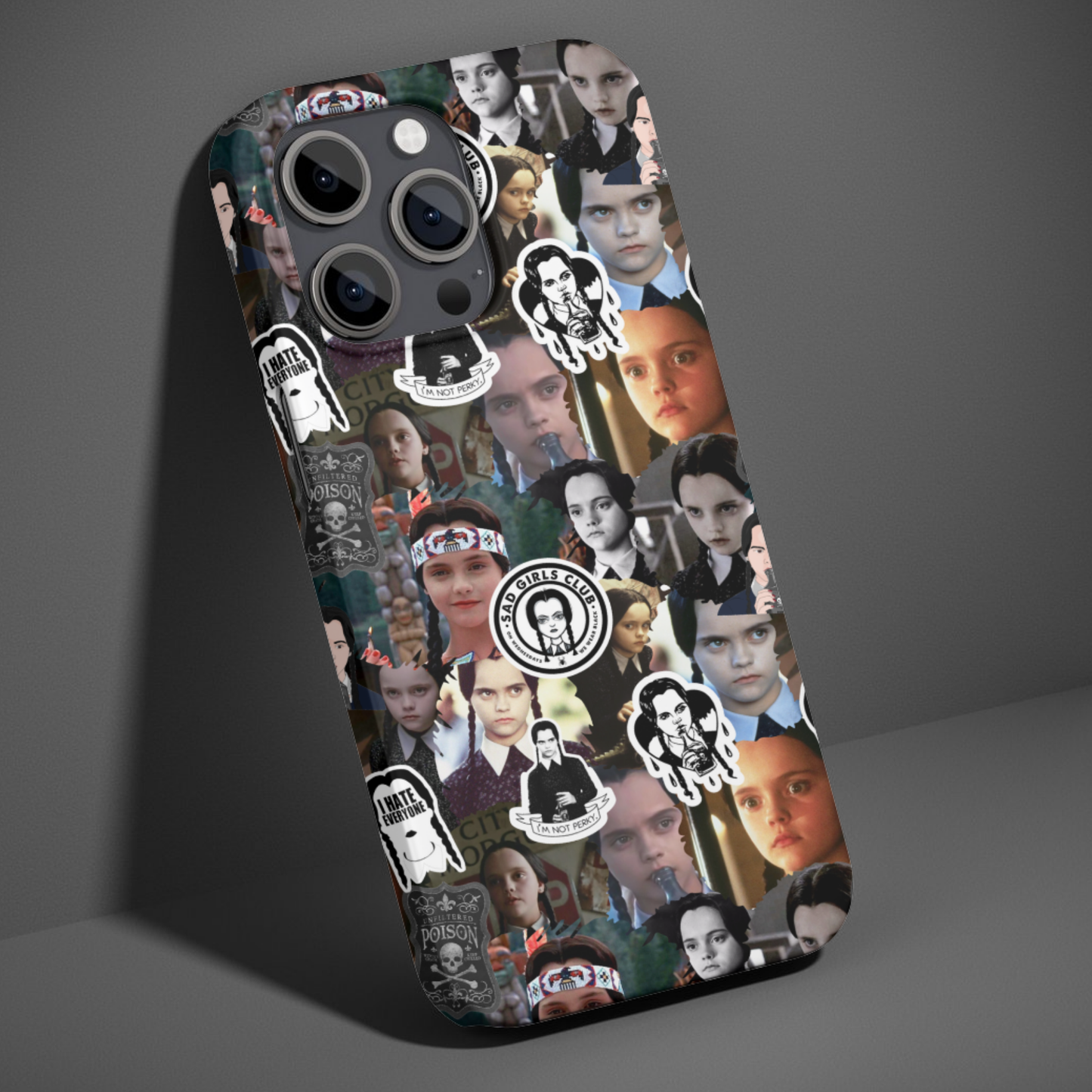 Wednesday Adams Collage Phone Case