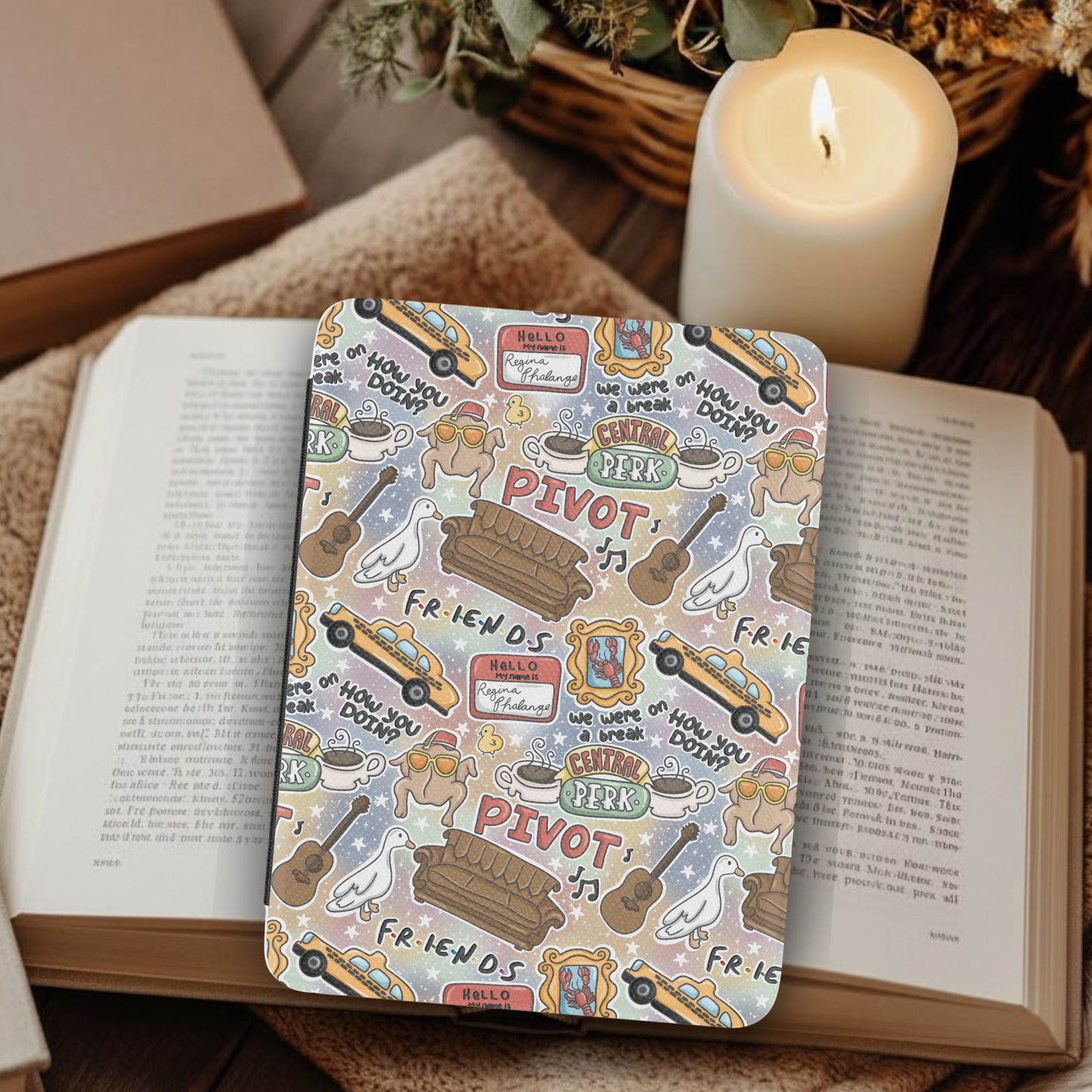 Friends Show Leather Kindle Case with Hand Strap