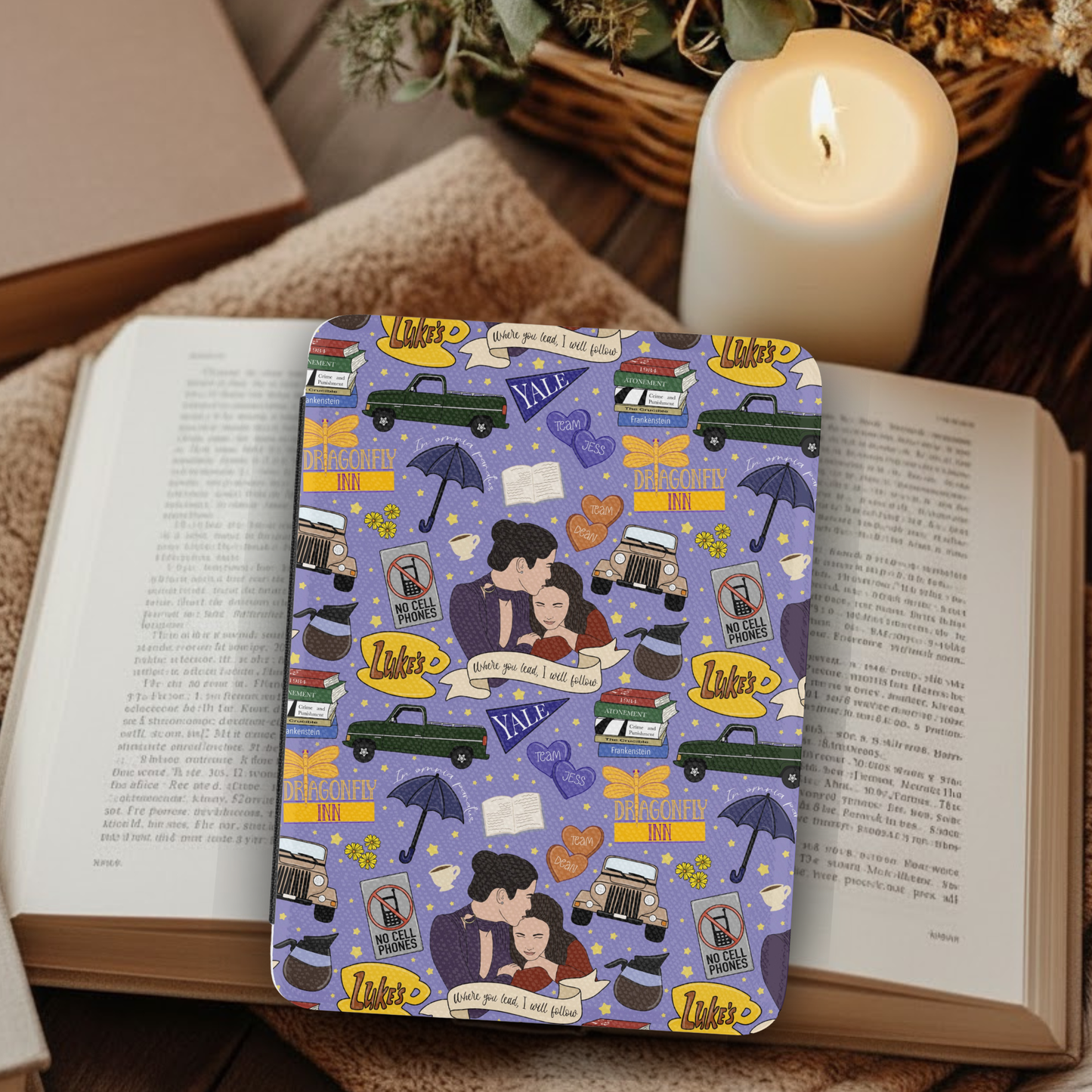 Gilmore Girls Leather Kindle Case with Hand Strap