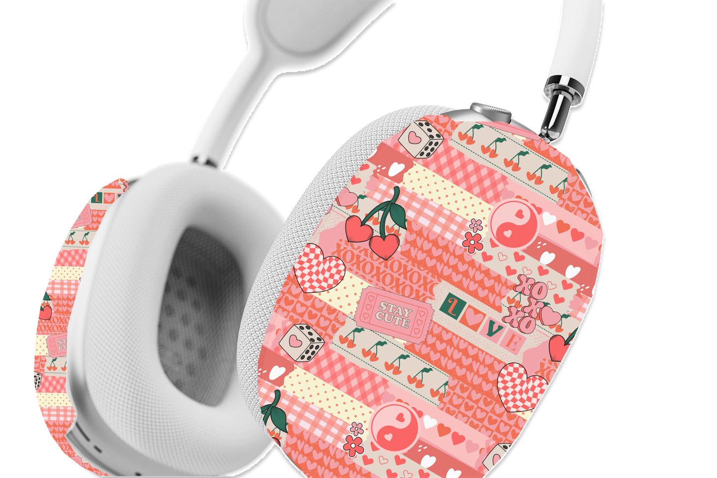 Coquette Valentines Day Collage AirPods Max Case