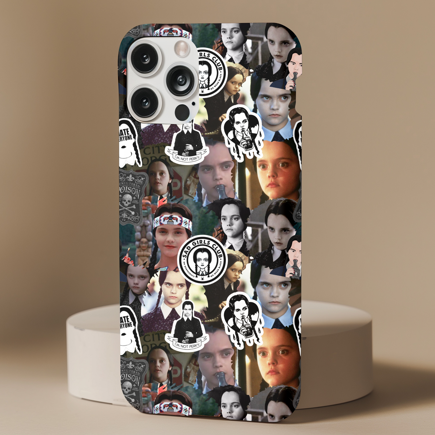 Wednesday Adams Collage Phone Case