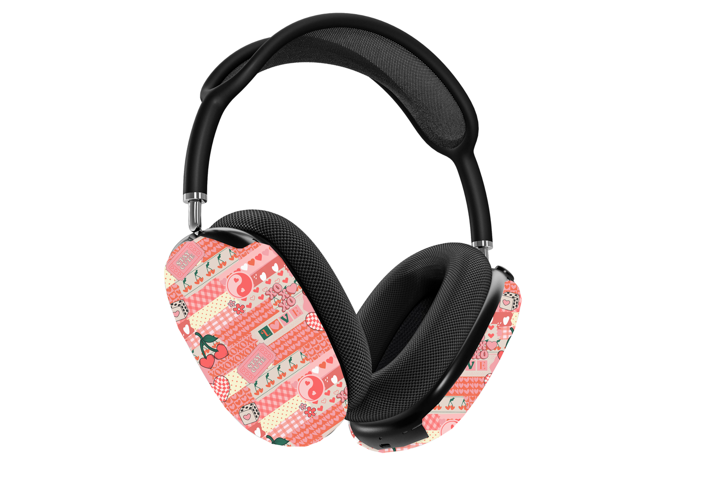 Coquette Valentines Day Collage AirPods Max Case