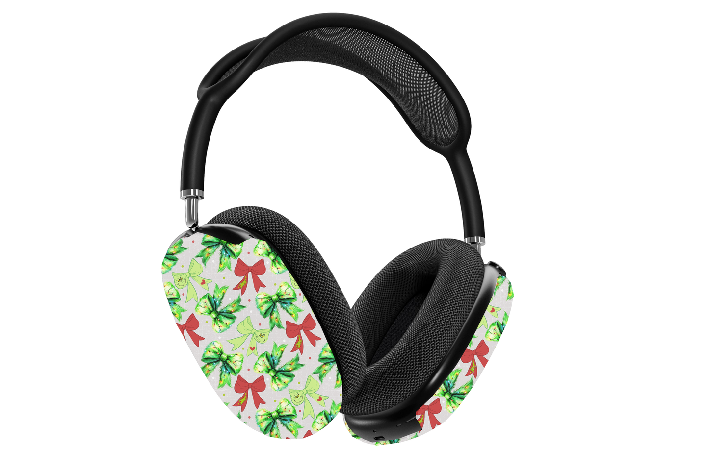 Coquette Grinch Bows AirPods Max Case