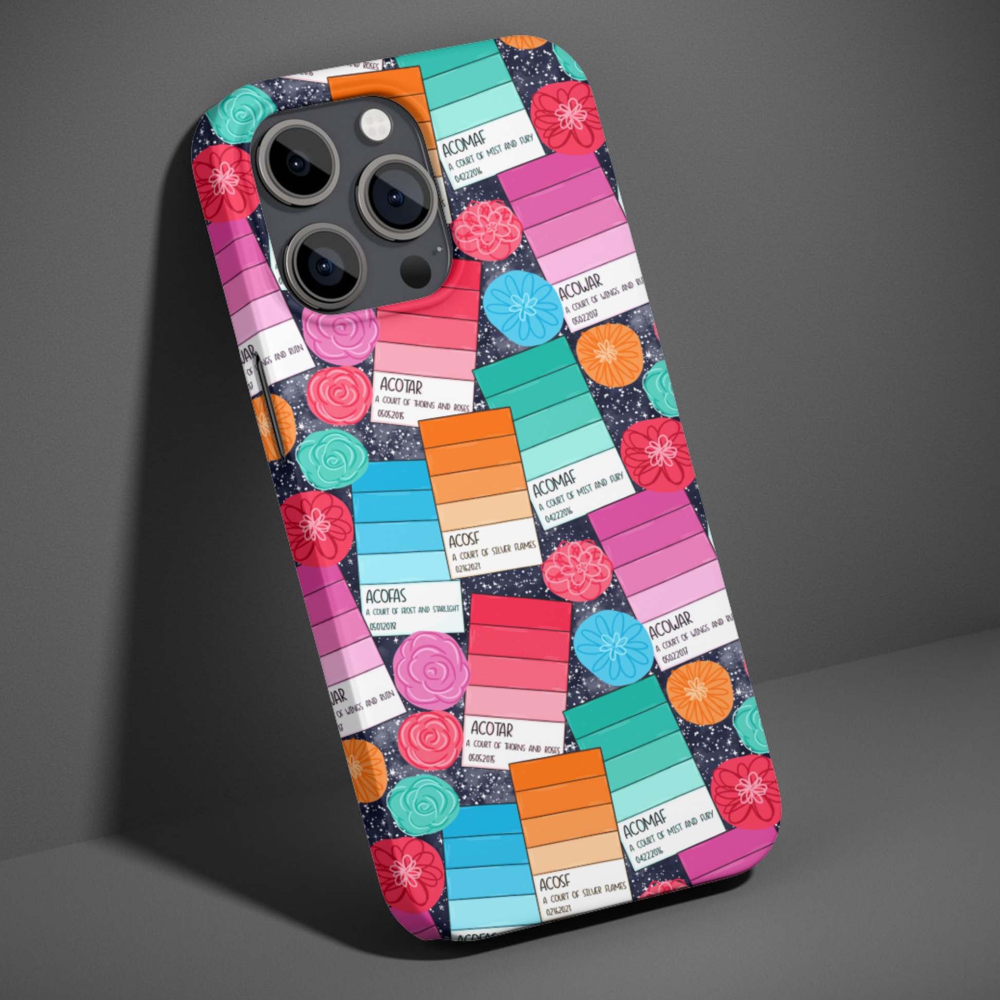 Bookish ACOTAR Paint Chips Phone Case – Seemingly Obsessed Bookish ACOTAR Paint Chips Phone Case – Seemingly Obsessed