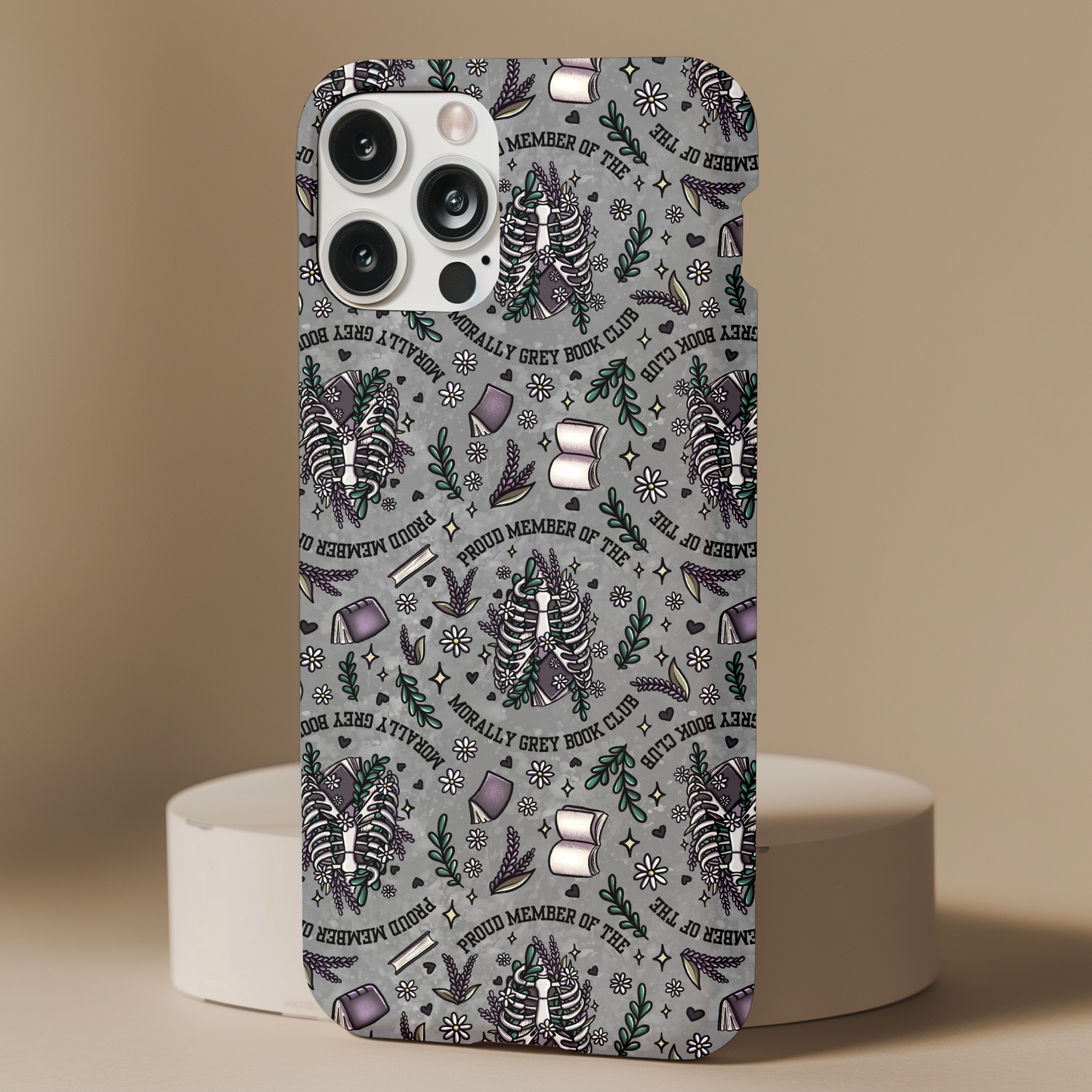 Morally Grey Book Club Member Phone Case