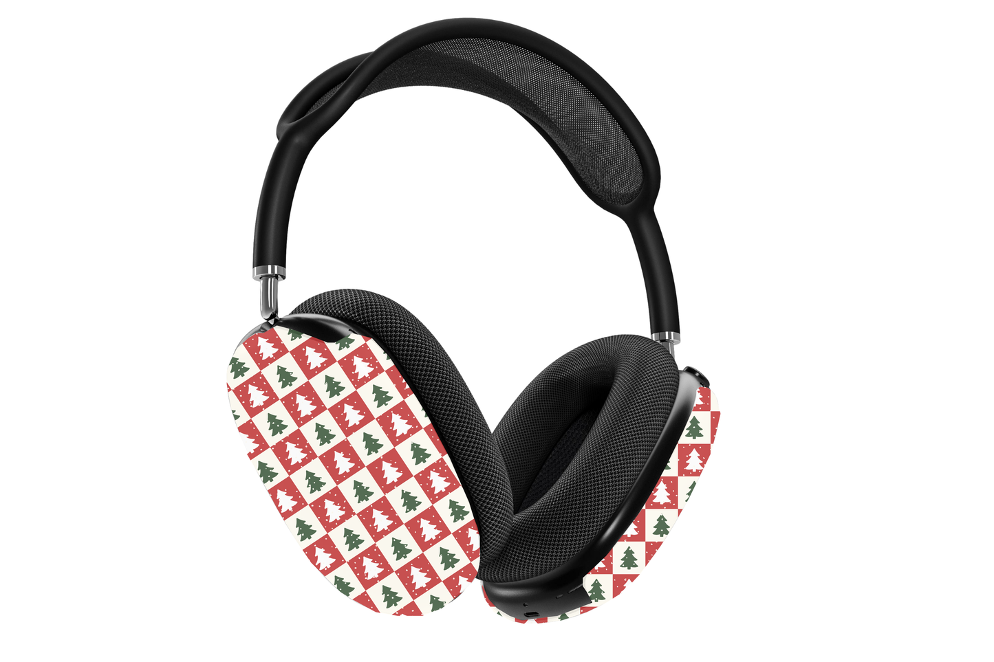 Christmas Tree Checkers AirPods Max Case