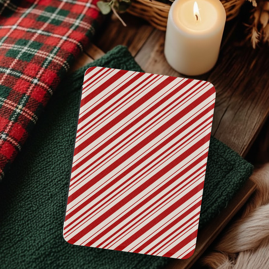 Candy Cane Leather Kindle Case with Hand Strap