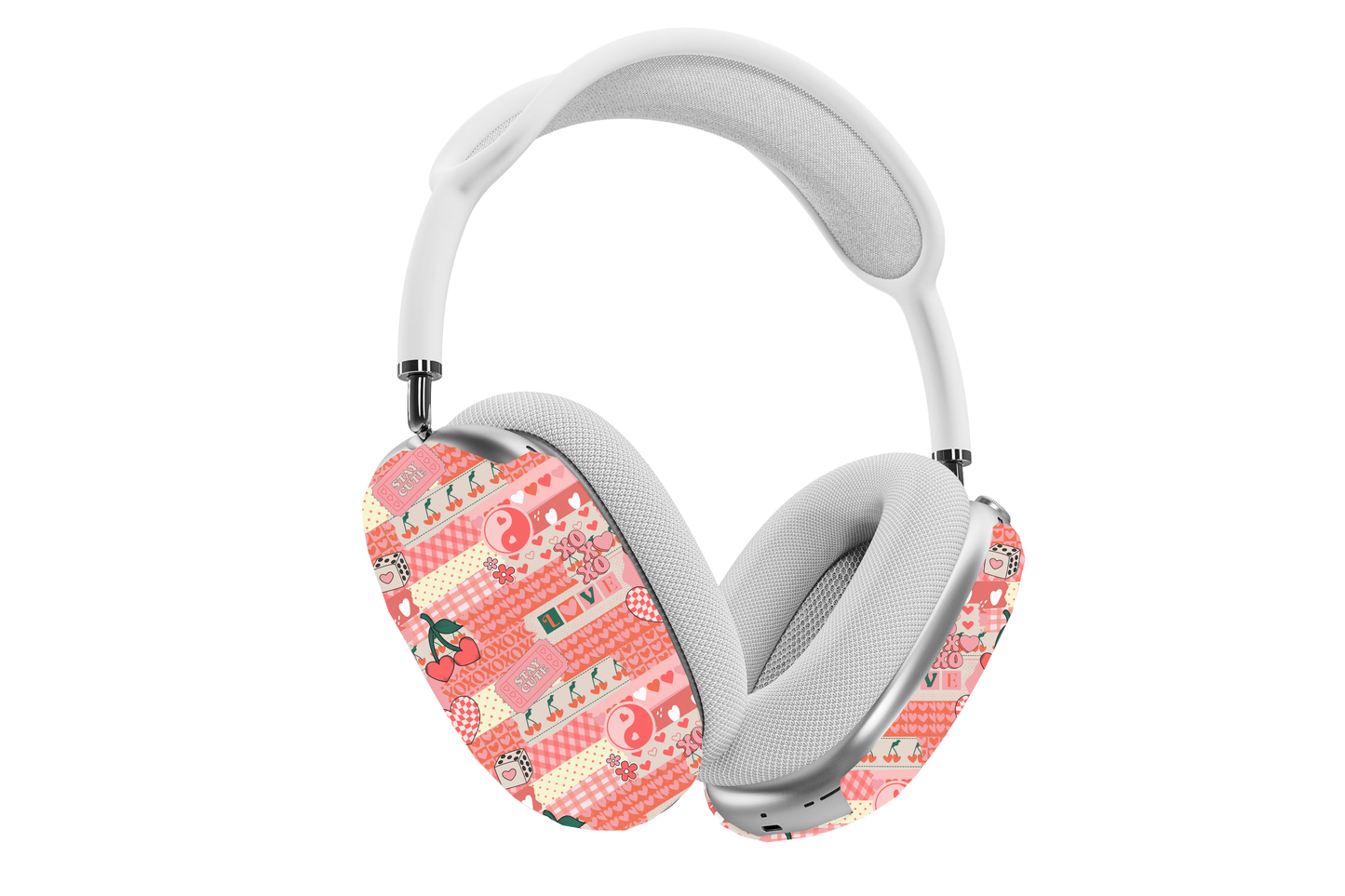 Coquette Valentines Day Collage AirPods Max Case