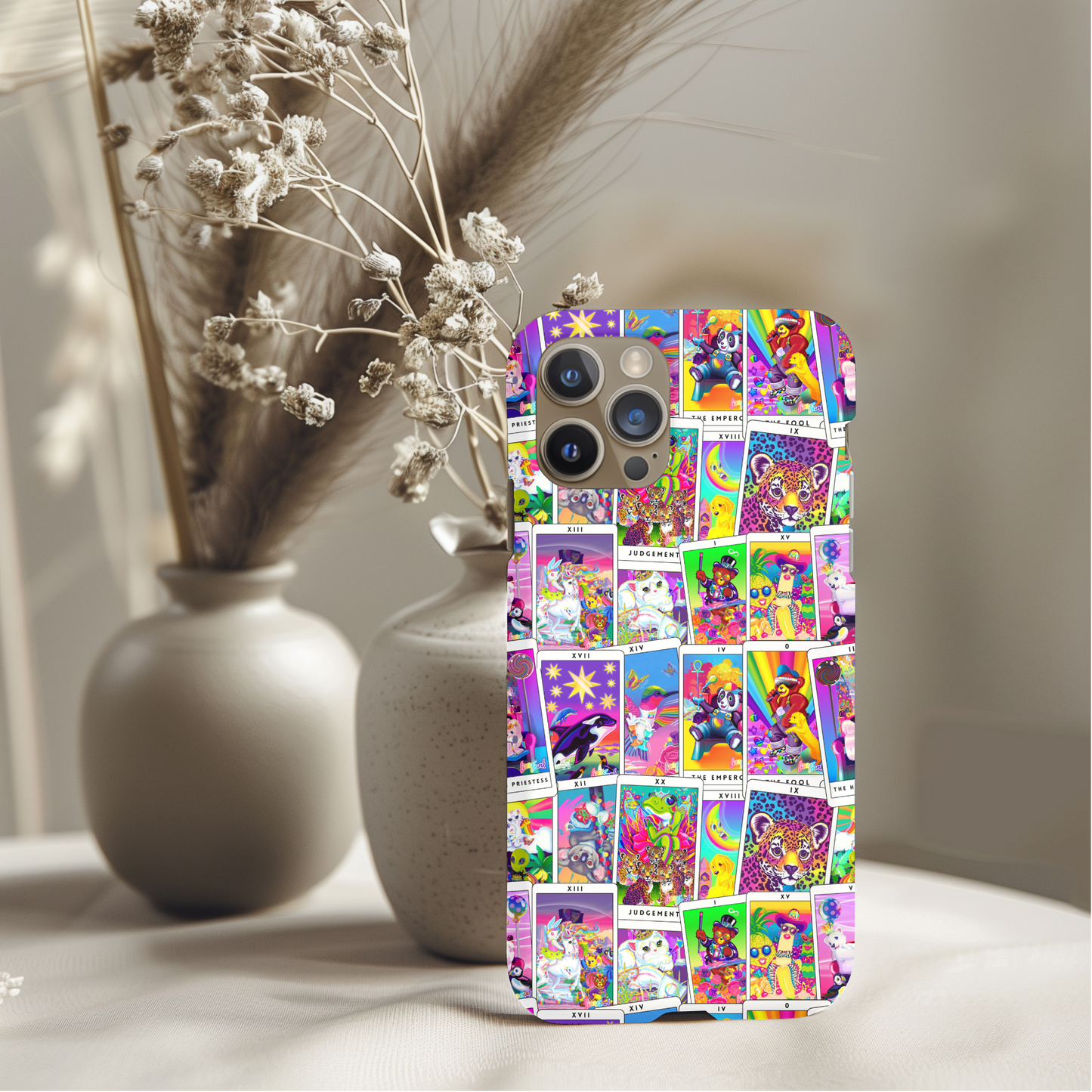 Nostalgic Lisa Frank Tarot Cards Phone Case