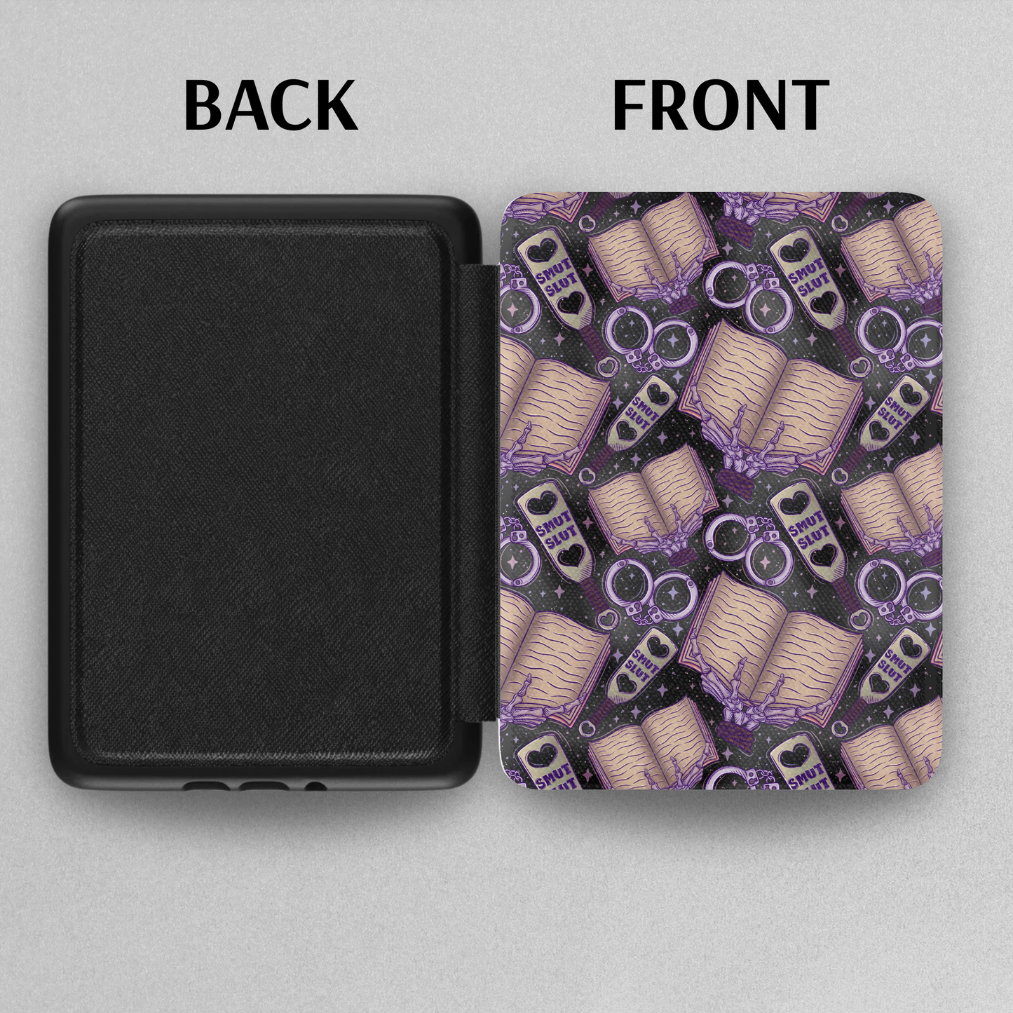 Spicy Bound Book Lover Leather Kindle Case with Hand Strap