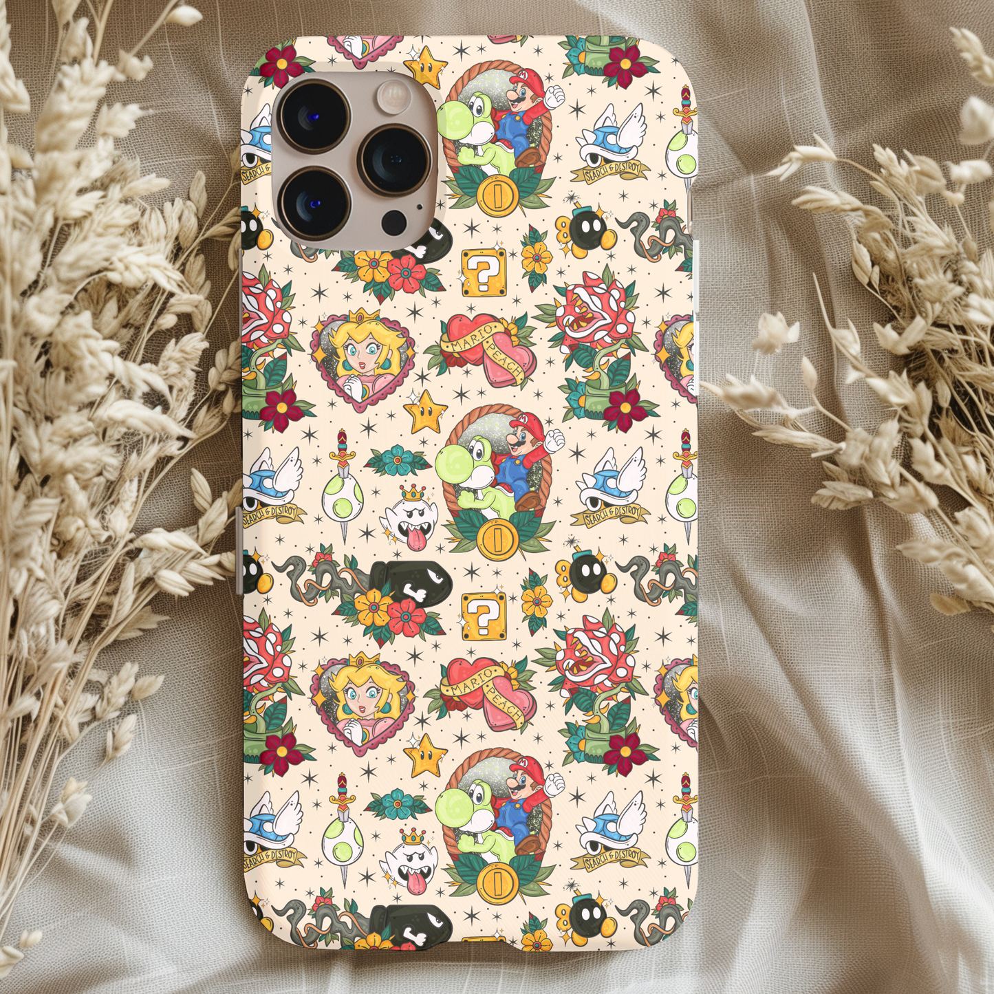 Super Mario Christmas Phone Case